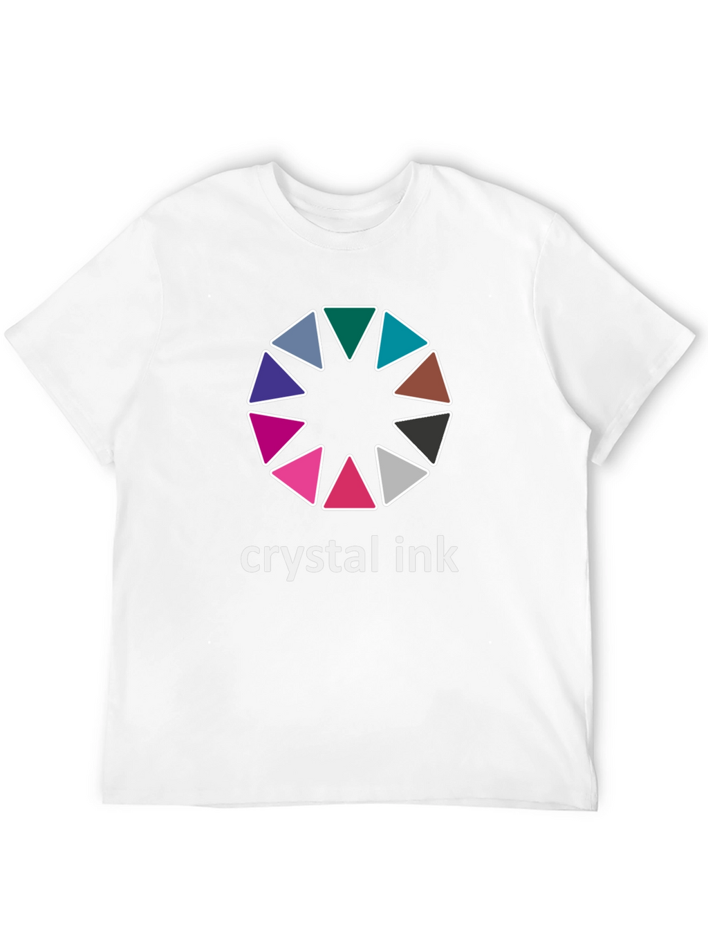 Crystal Ink Graphic Tee - Stylish Black Cotton T-Shirt
