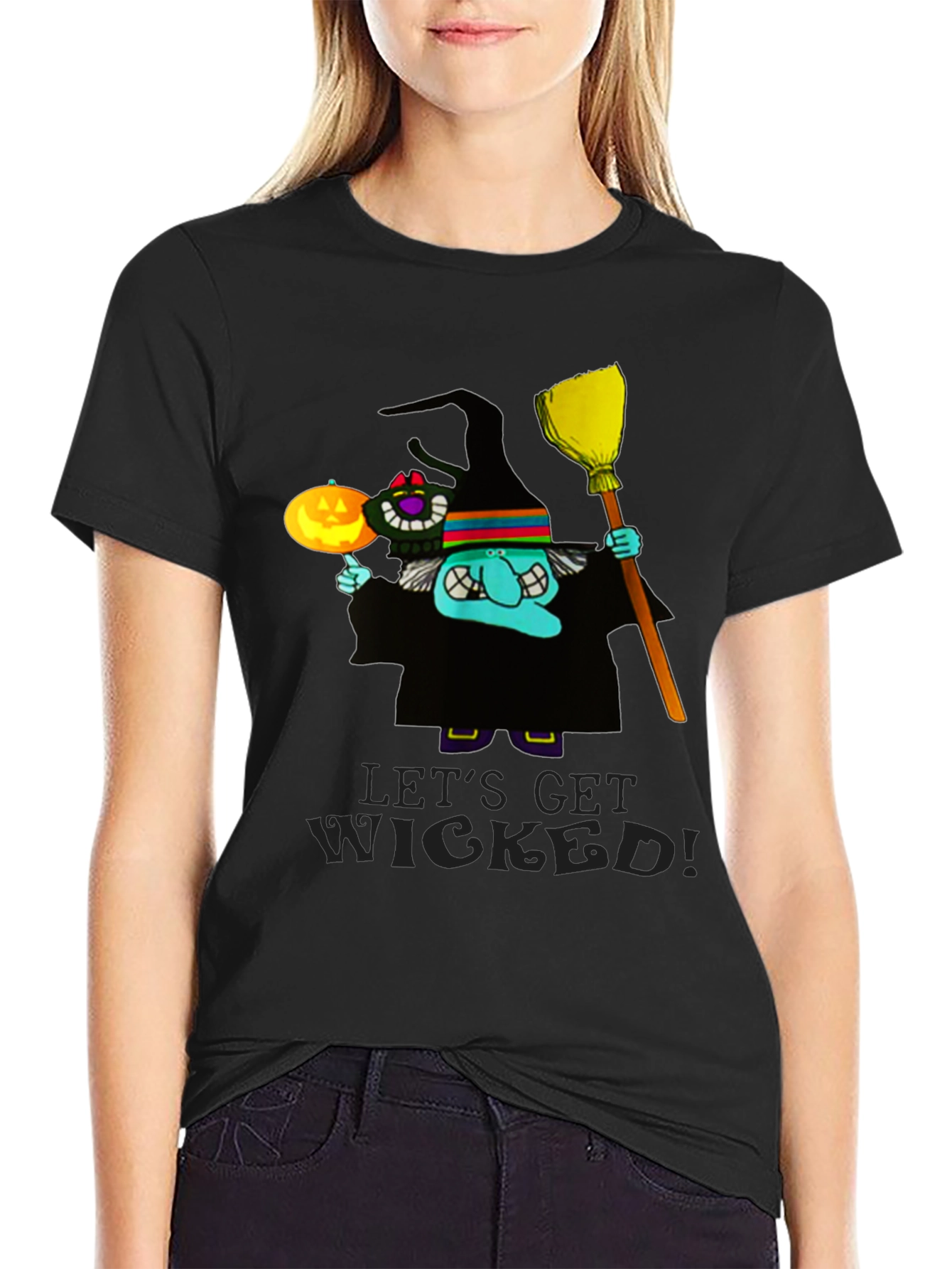 Wicked Witch Halloween Graphic Tee