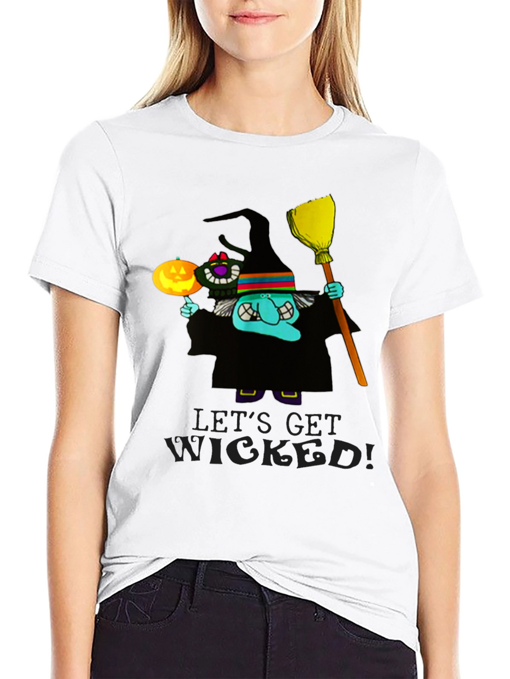 Wicked Witch Halloween Graphic Tee
