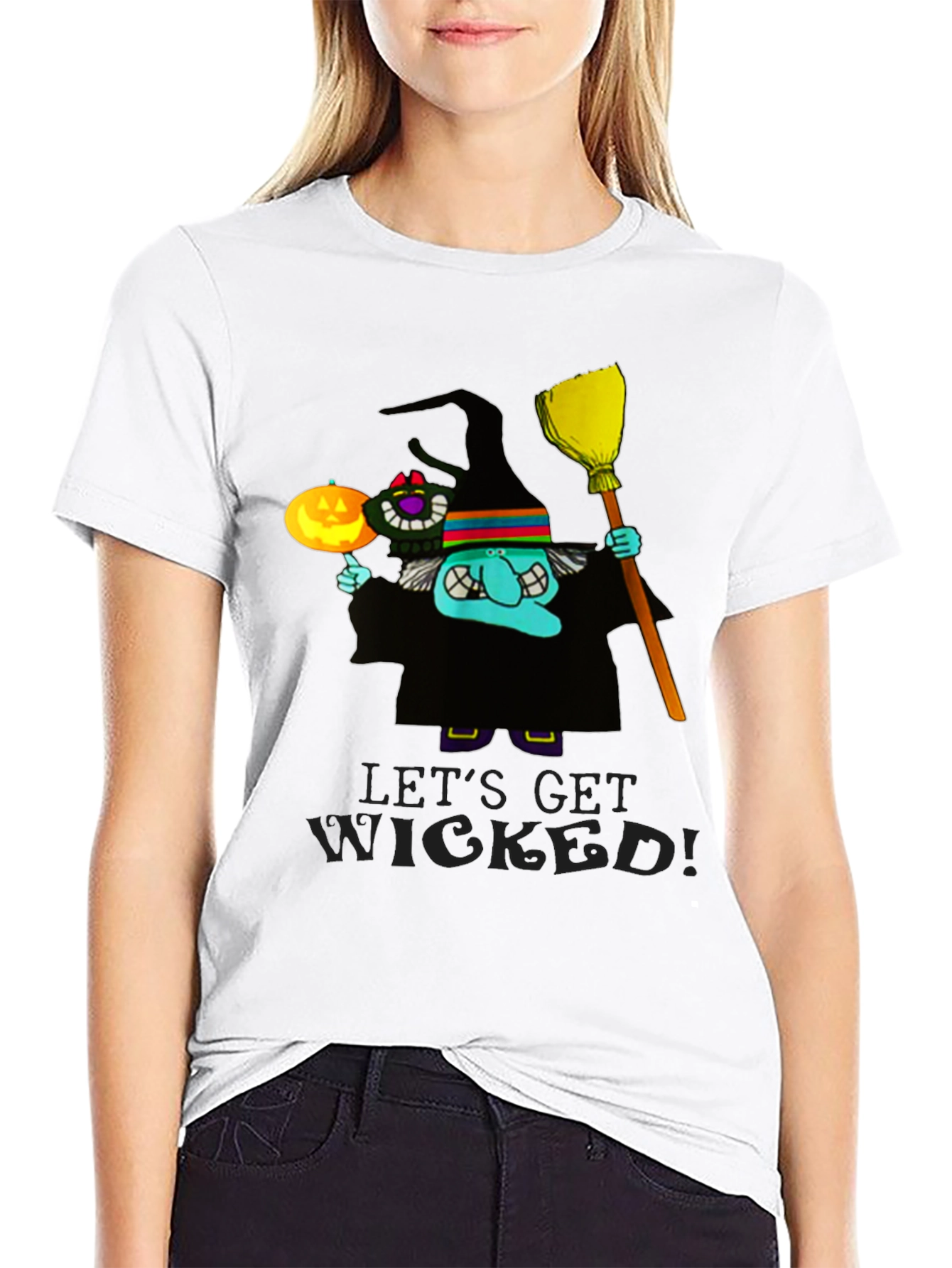 Wicked Witch Halloween Graphic Tee