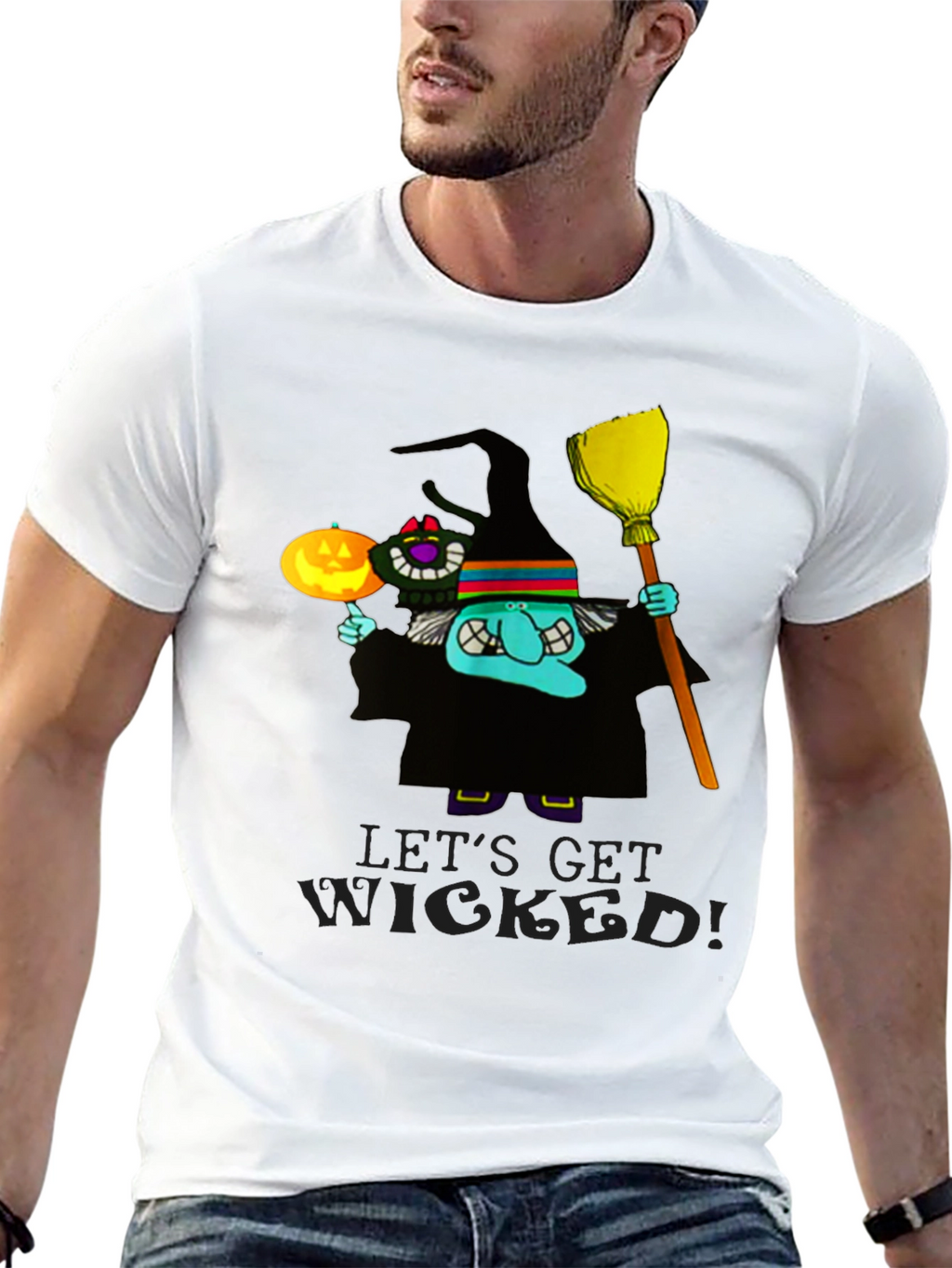 Wicked Witch Halloween Graphic Tee
