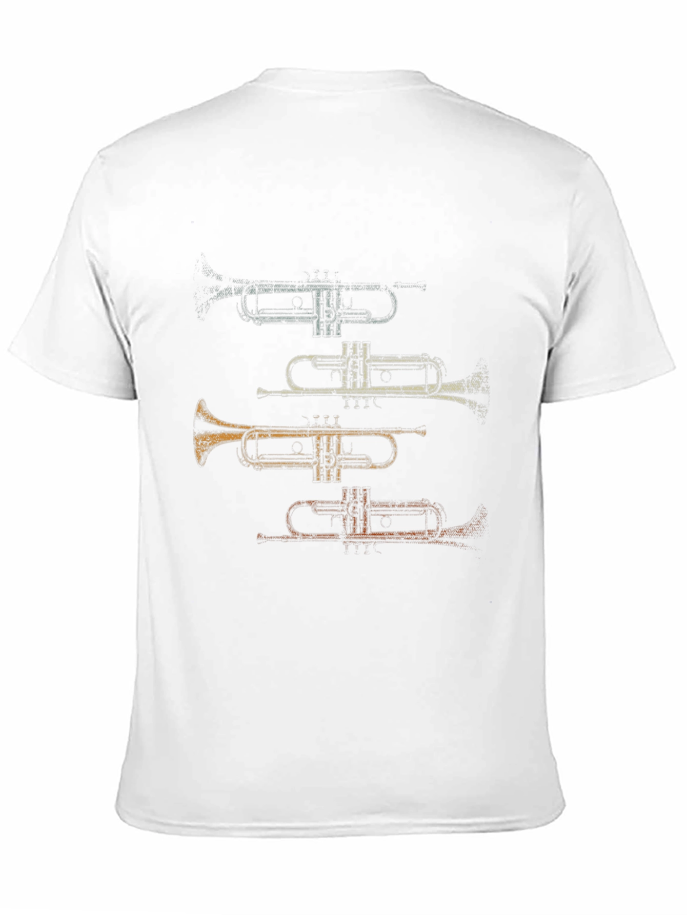 Trumpet T-Shirt: Colorful Musical Instrument Tee