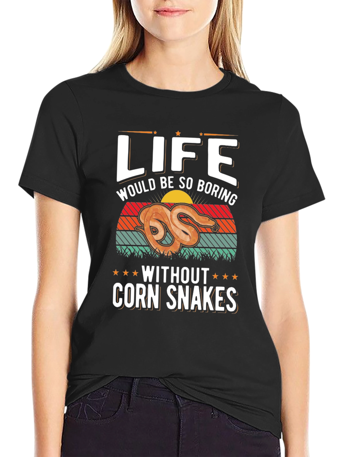 Corn Snake Life T-Shirt: Boring Without Snakes!