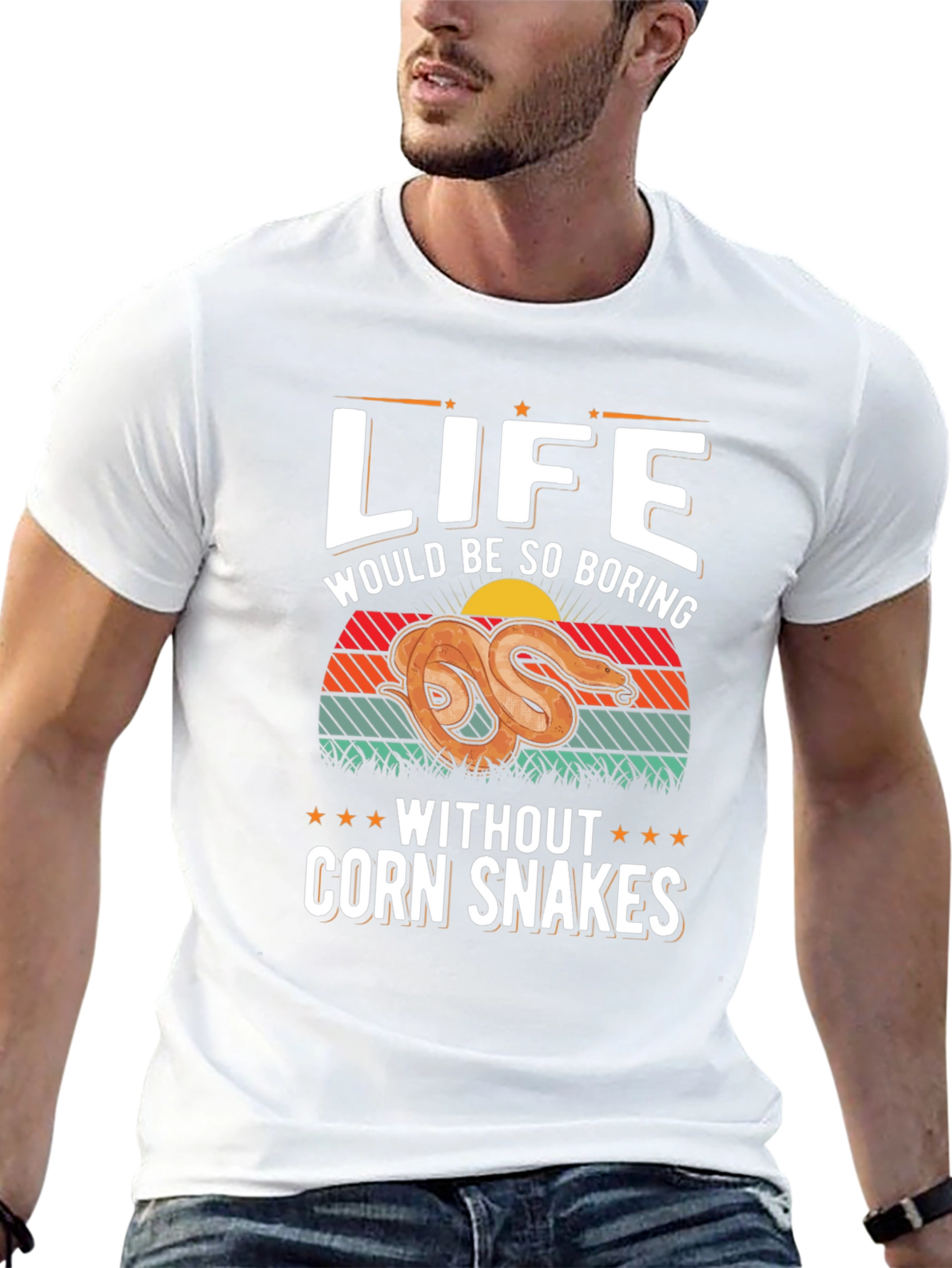 Corn Snake Life T-Shirt: Boring Without Snakes!