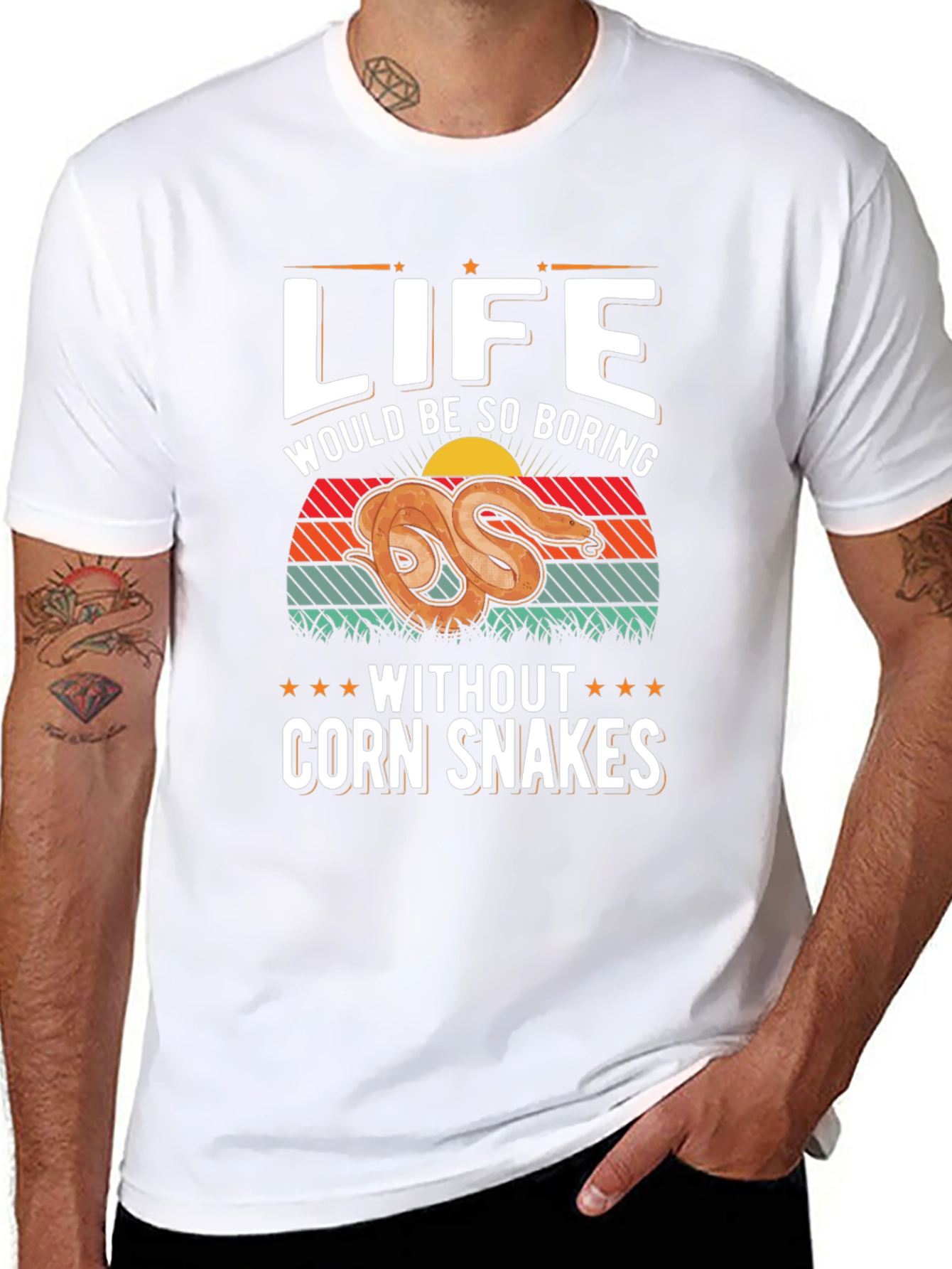 Corn Snake Life T-Shirt: Boring Without Snakes!