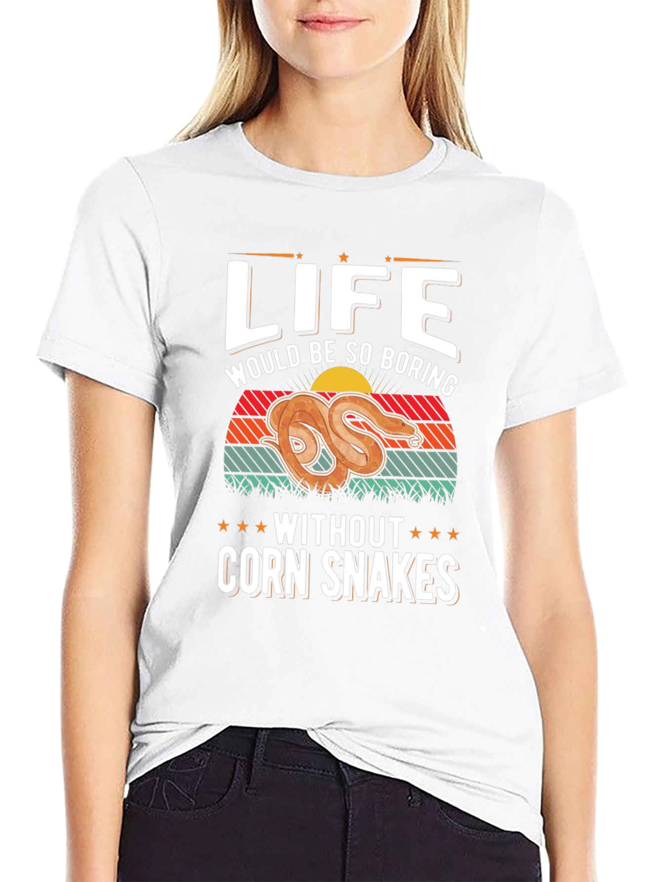 Corn Snake Life T-Shirt: Boring Without Snakes!