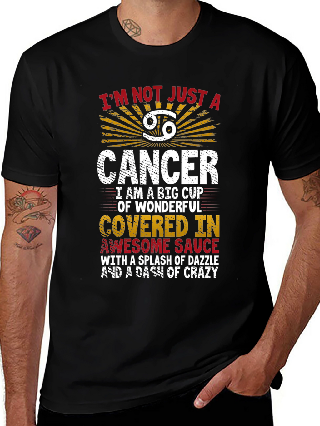Cancer Zodiac Sign T-Shirt: Awesome & Crazy Edition