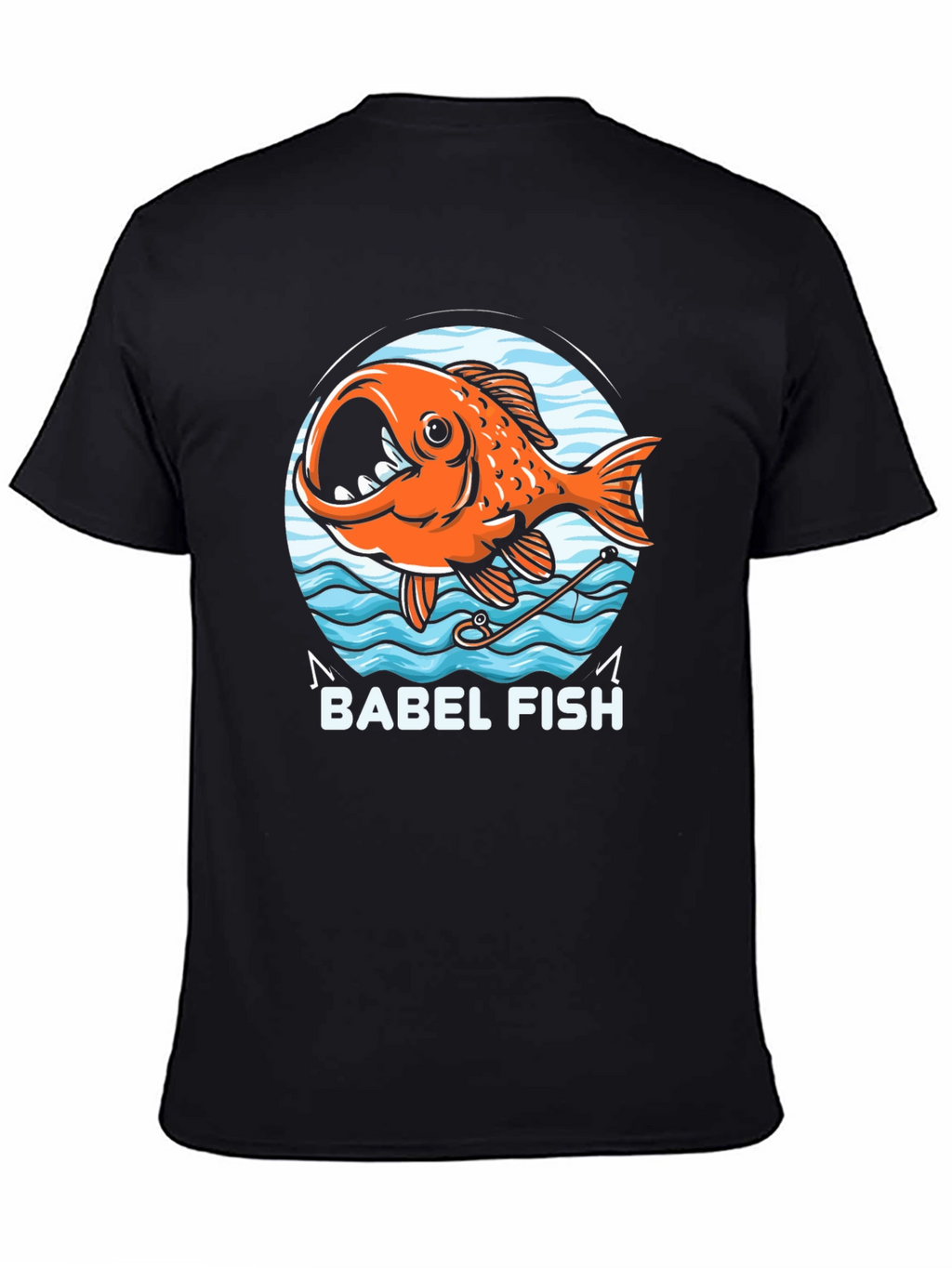 Babel Fish Graphic T-Shirt - Sci-Fi Humor Tee