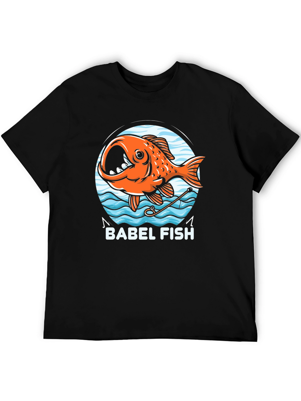 Babel Fish Graphic T-Shirt - Sci-Fi Humor Tee
