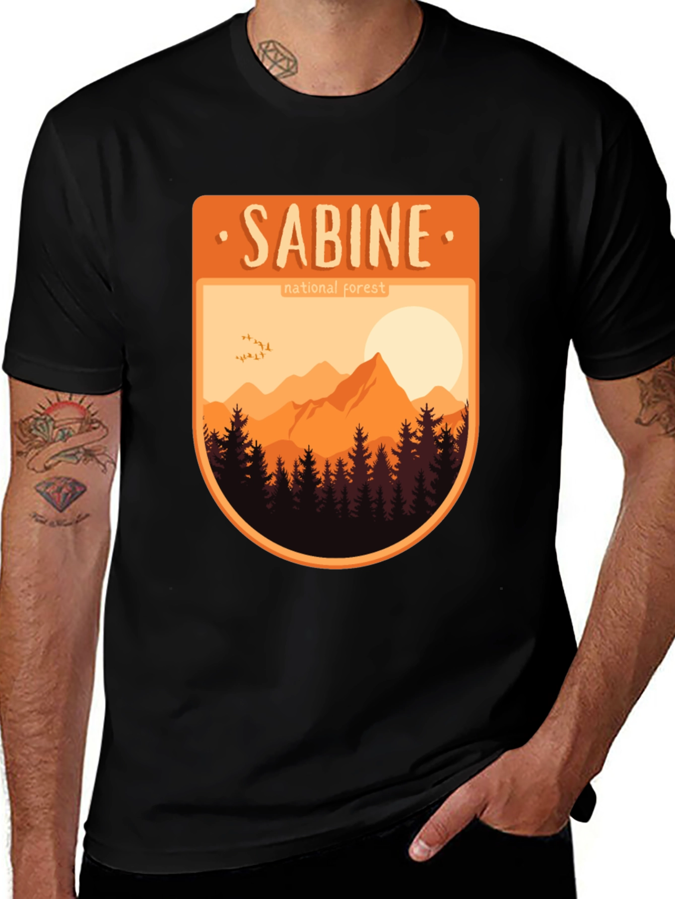 Sabine National Forest T-Shirt - Outdoor Adventure Tee
