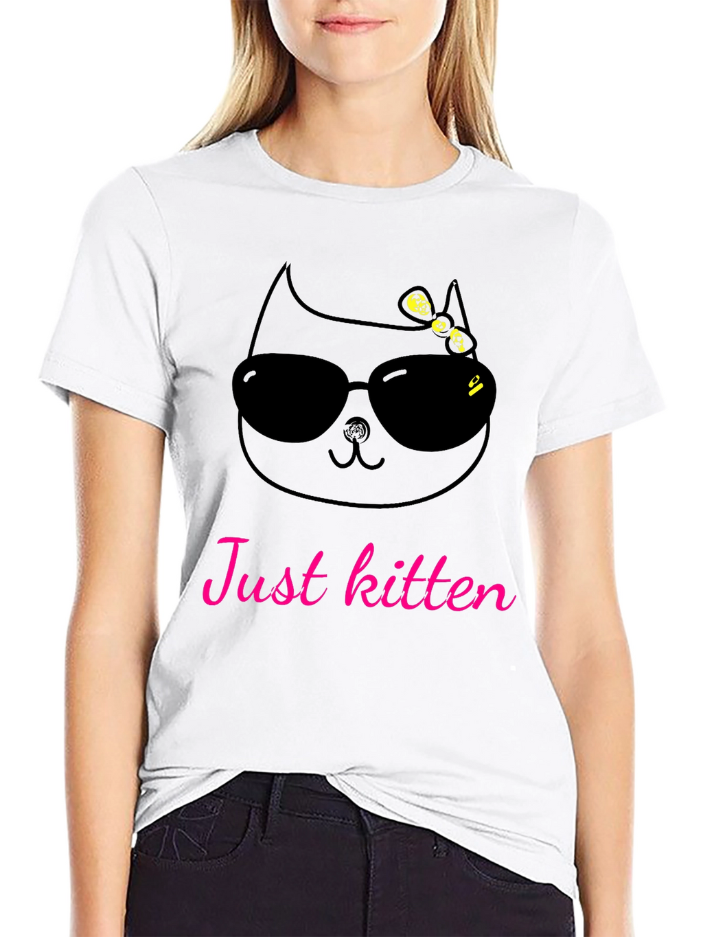 Just Kitten T-Shirt - Cool Cat Tee