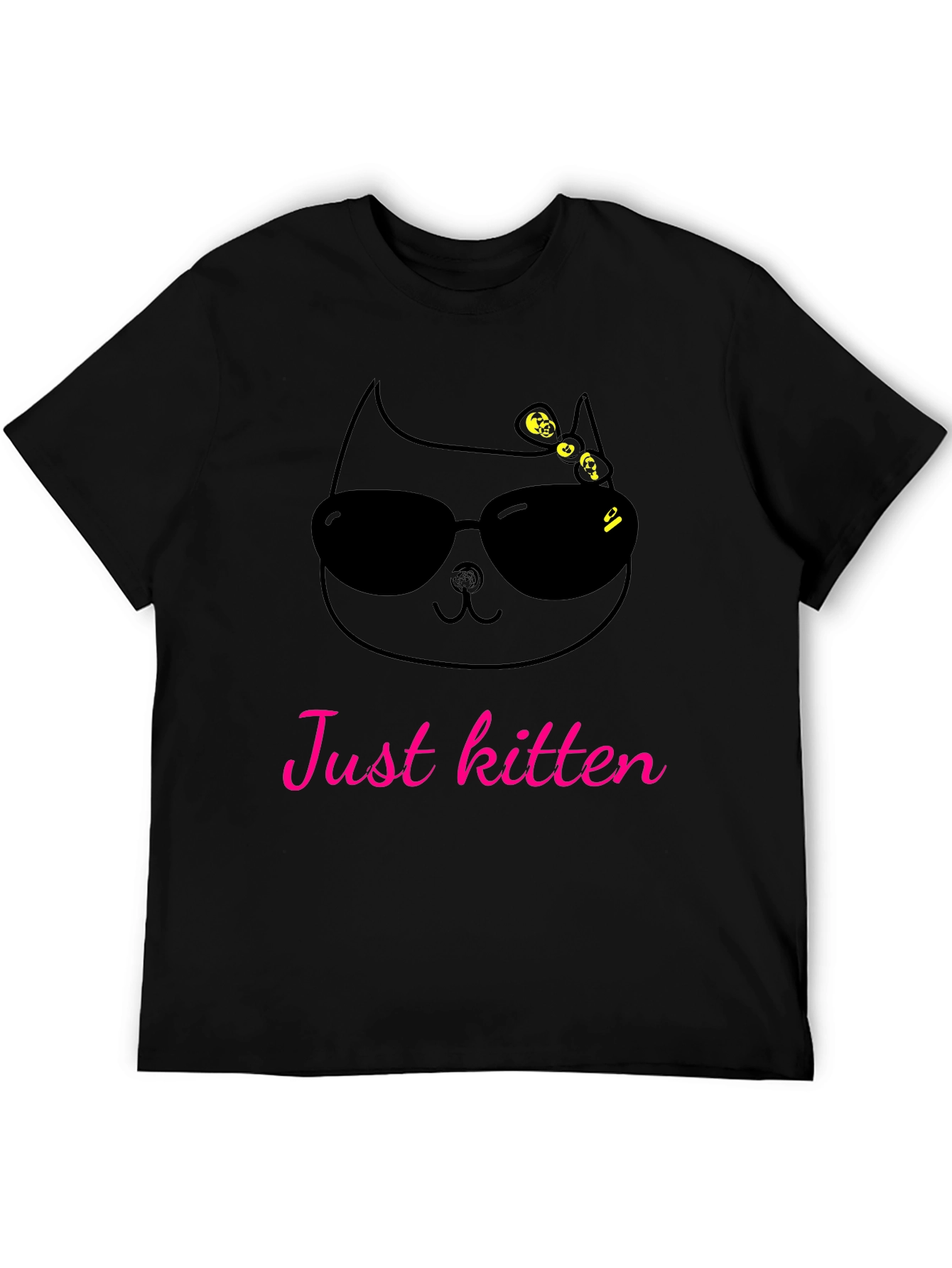 Just Kitten T-Shirt - Cool Cat Tee