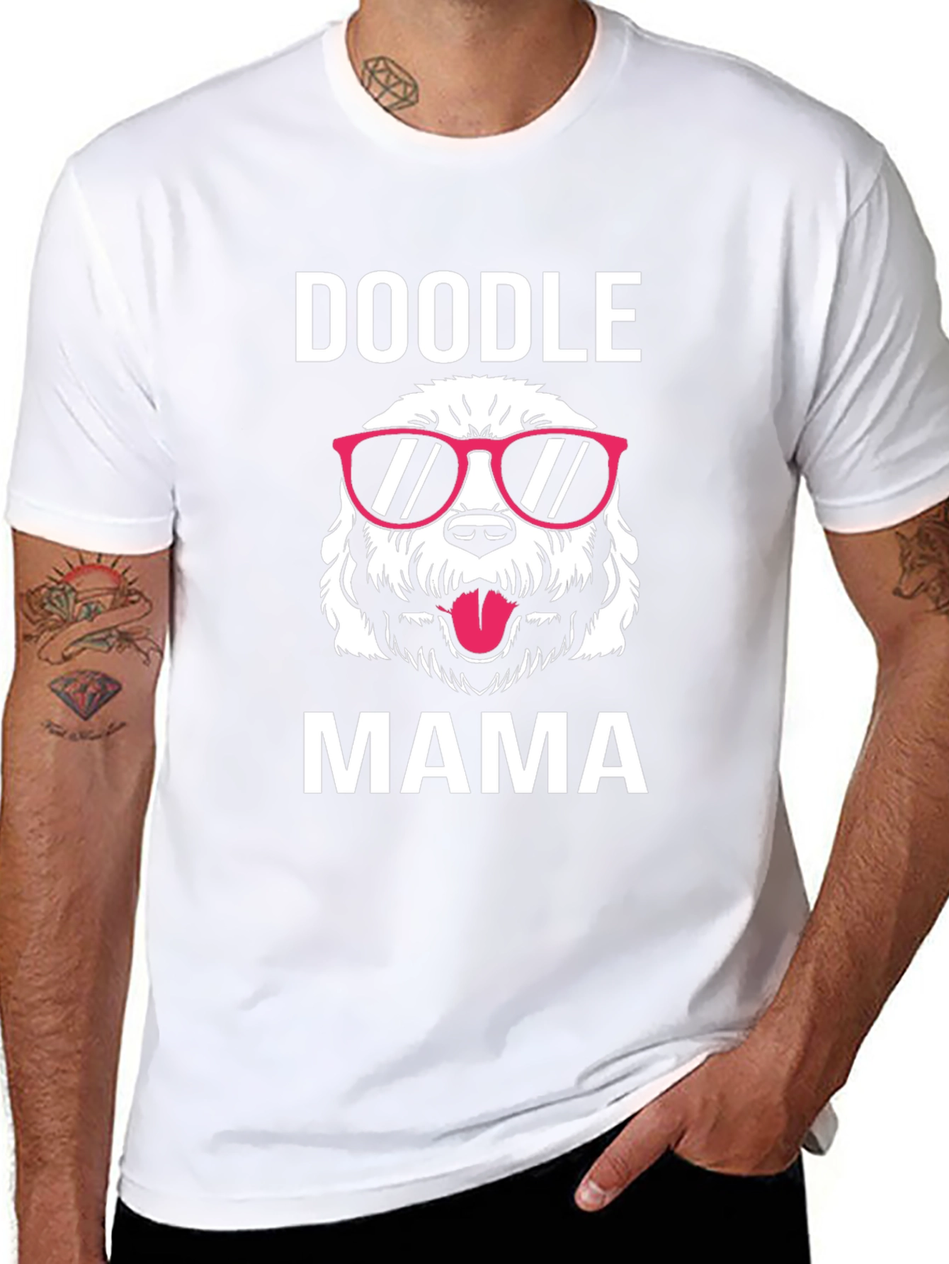 Doodle Mama Graphic Tee - Cute Dog Lover Shirt