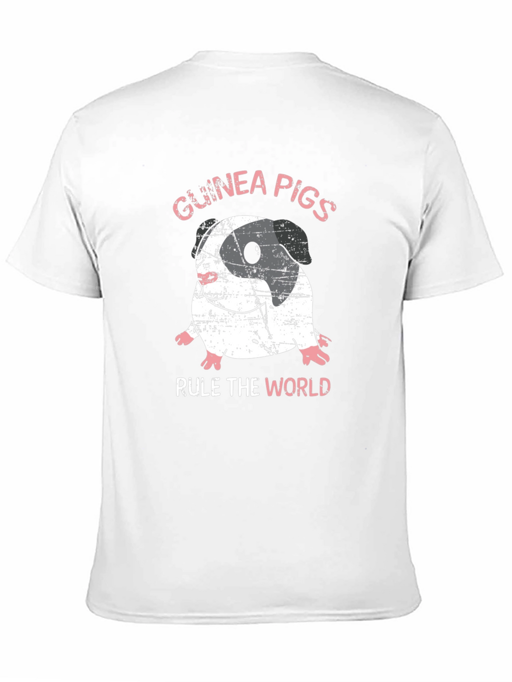 Guinea Pigs Rule the World Black T-Shirt