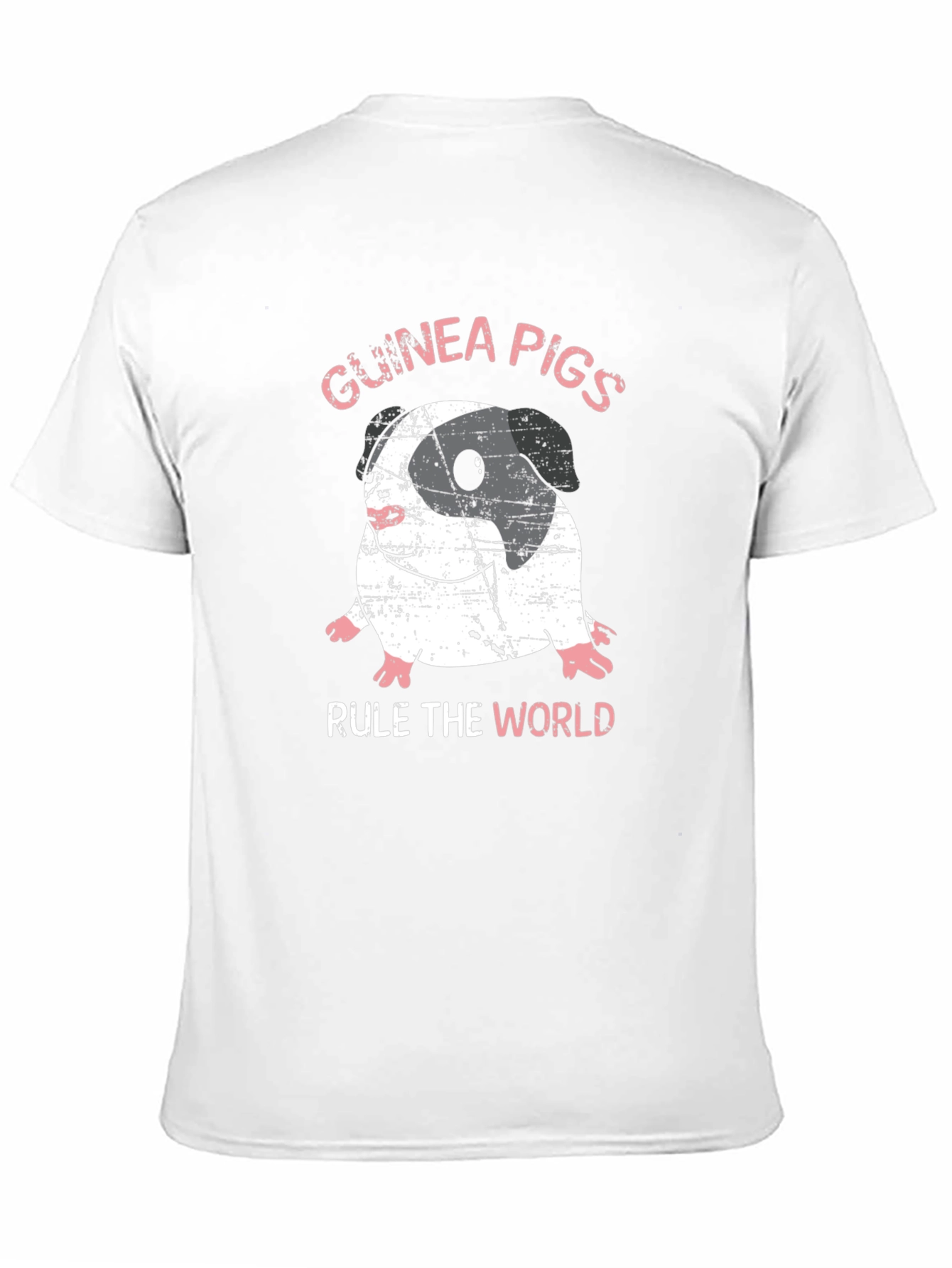 Guinea Pigs Rule the World Black T-Shirt