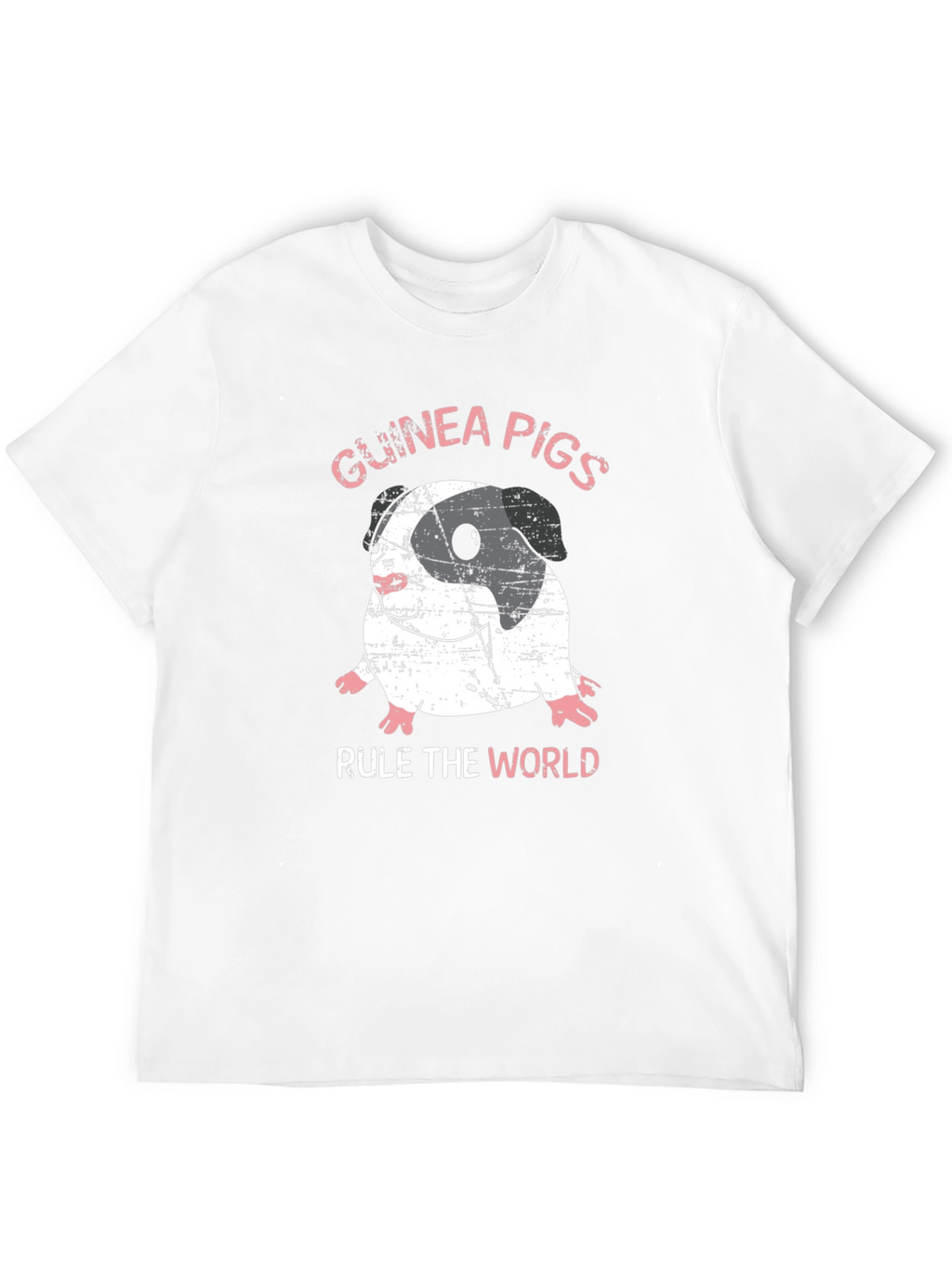 Guinea Pigs Rule the World Black T-Shirt