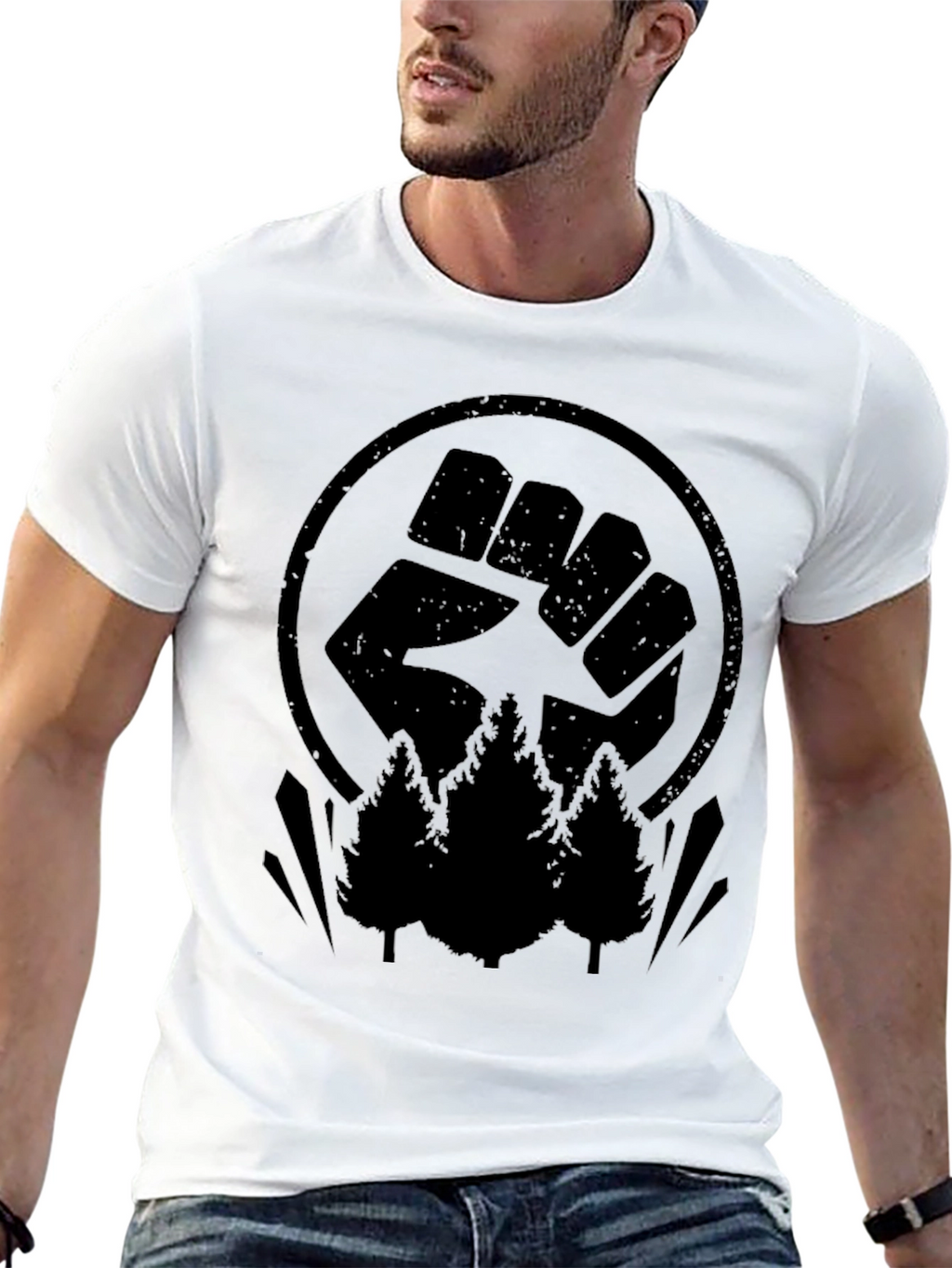 Fist & Forest Graphic T-Shirt