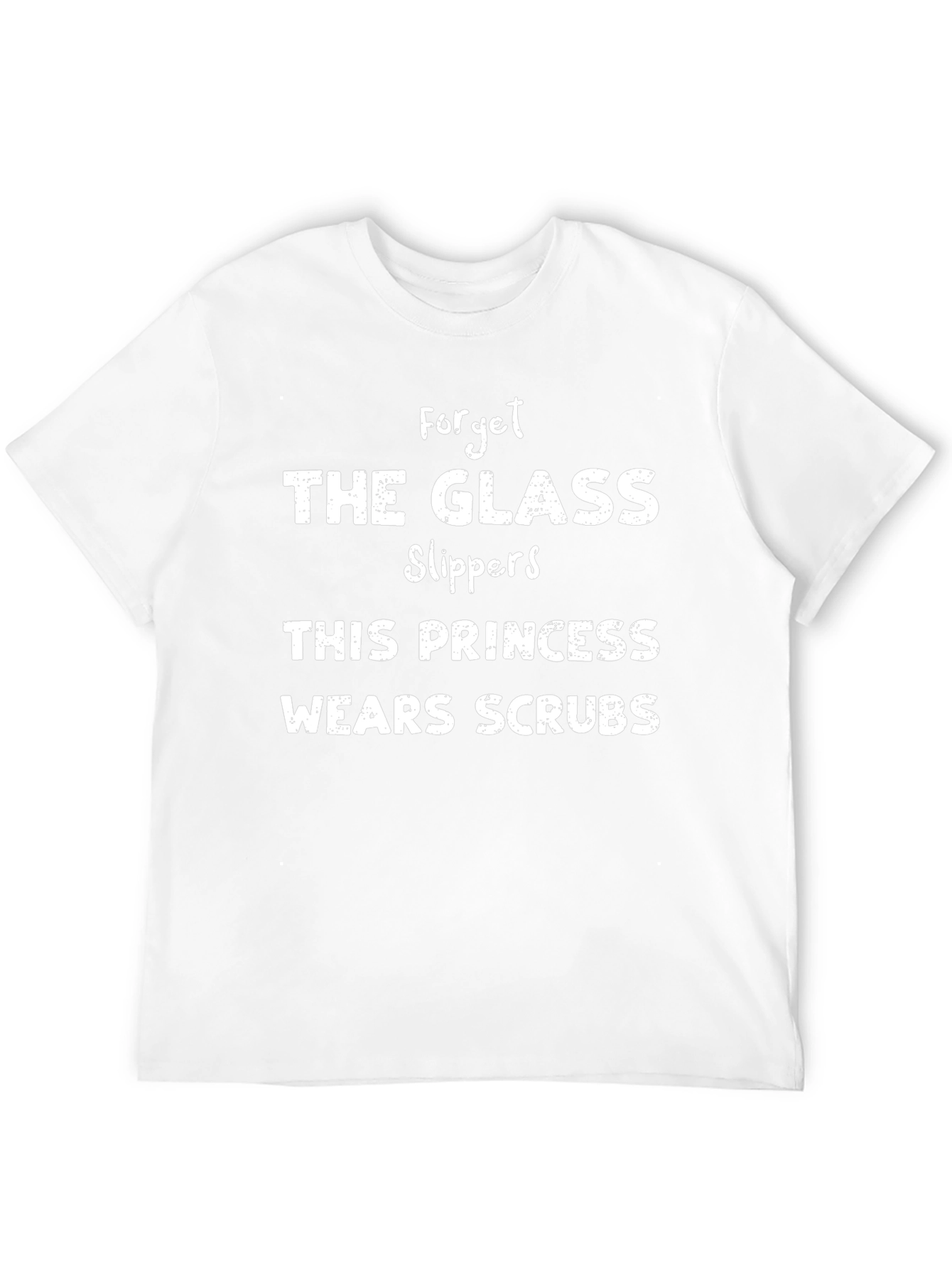 Princess Wears Scrubs Graphic T-Shirt - Black