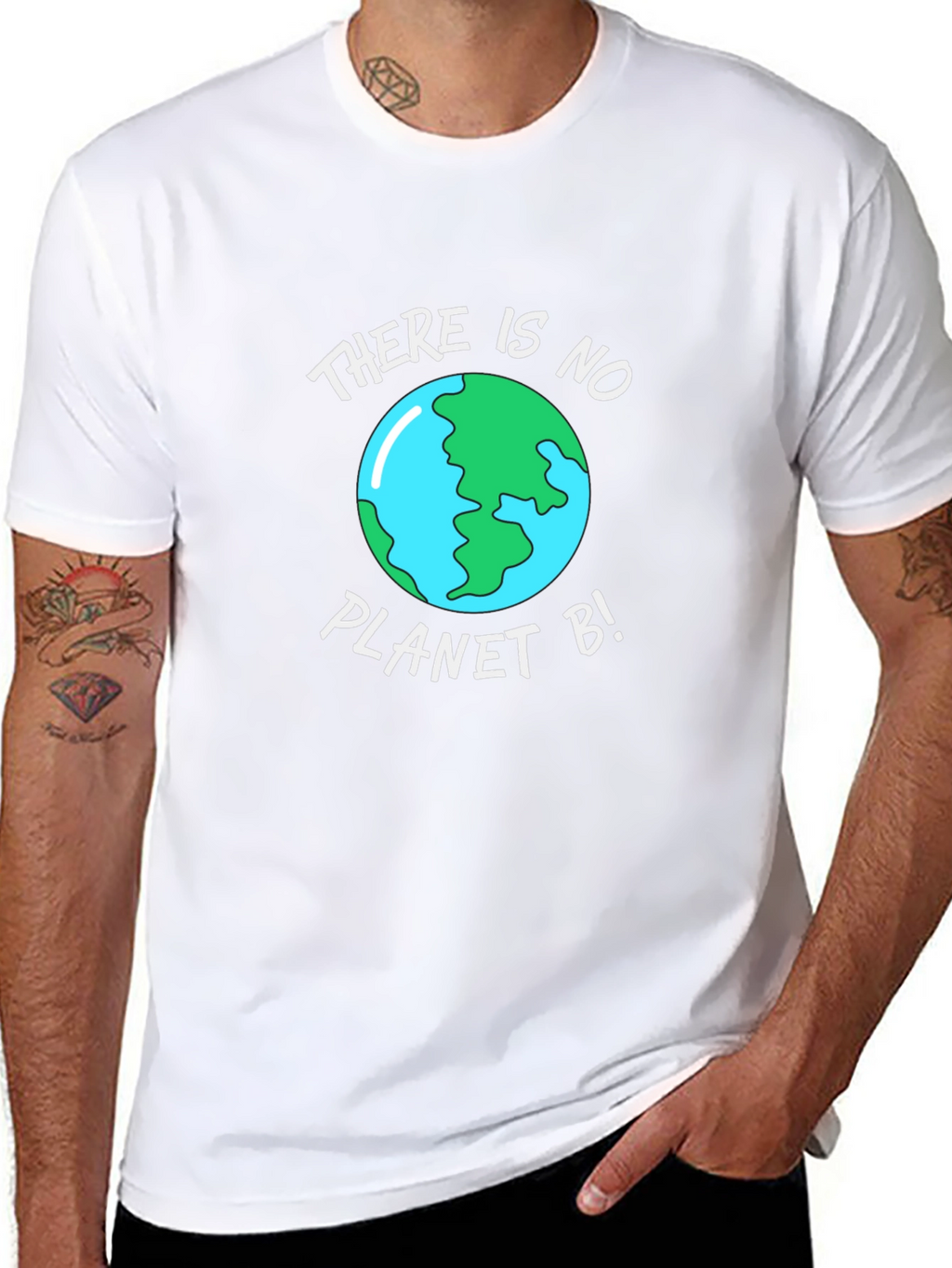 There Is No Planet B - Earth T-Shirt