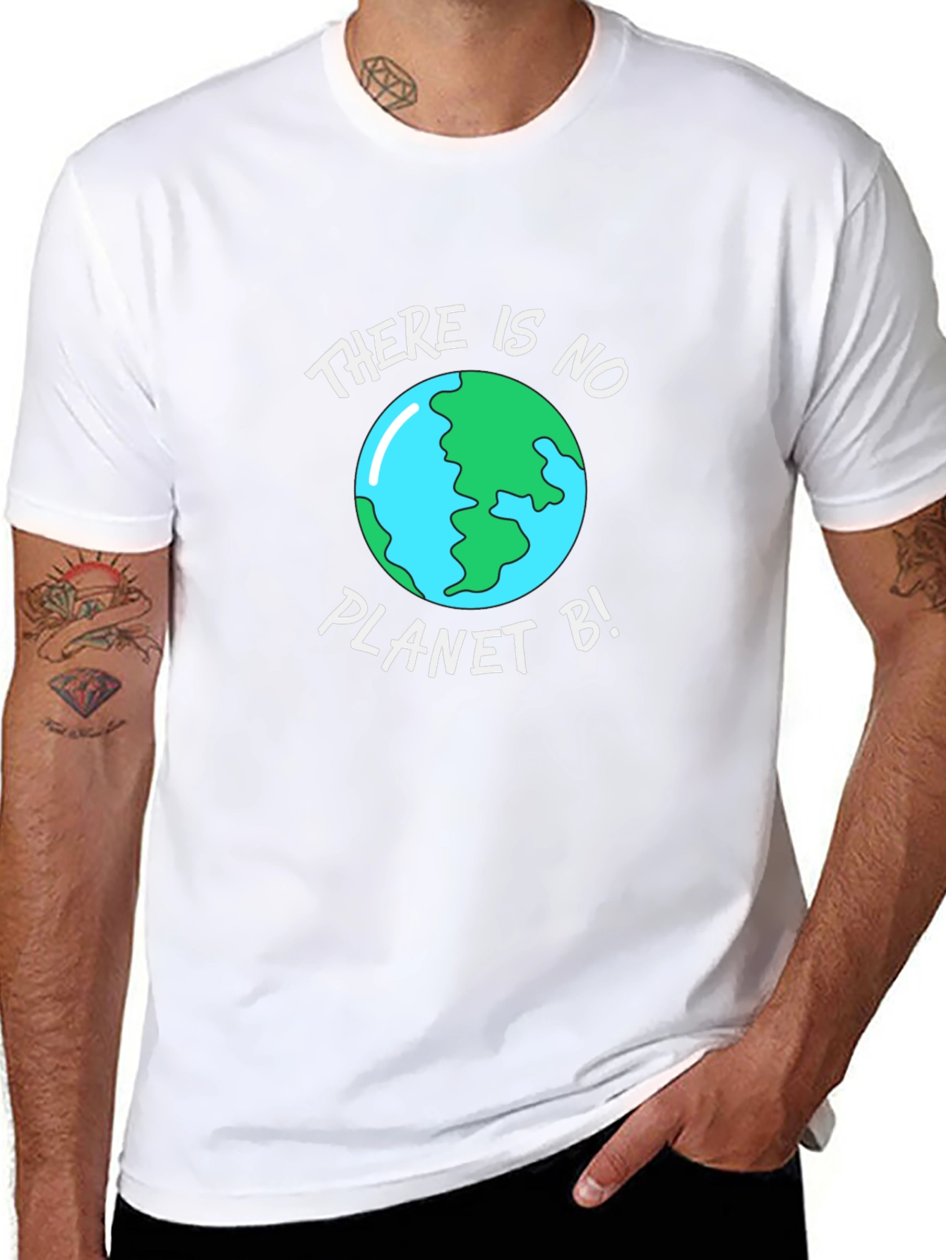 There Is No Planet B - Earth T-Shirt