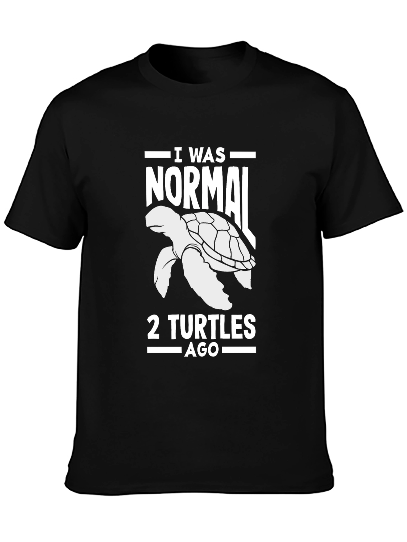 Funny Turtle T-Shirt - I Was Normal 2 Turtles Ago Tee