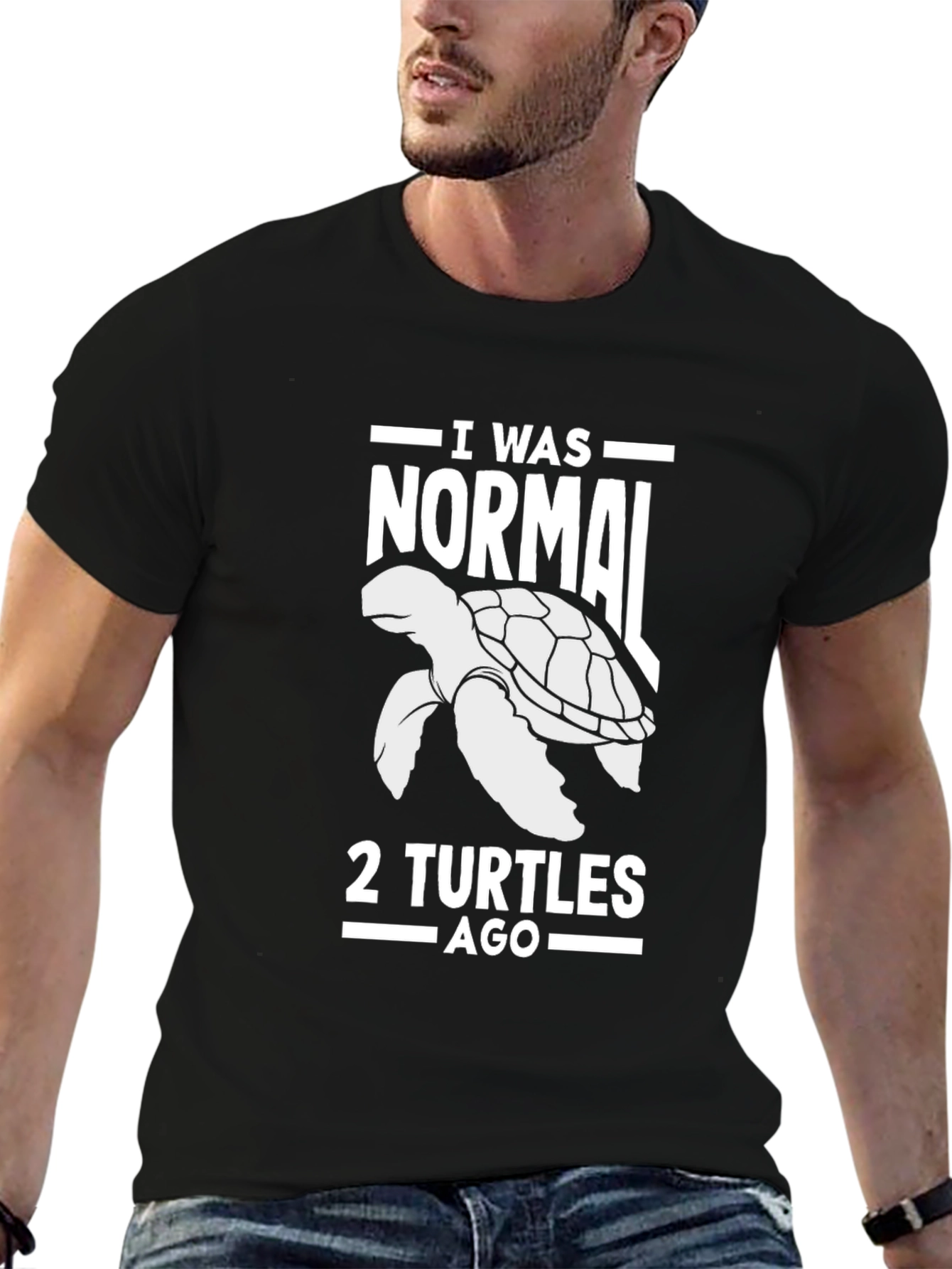 Funny Turtle T-Shirt - I Was Normal 2 Turtles Ago Tee