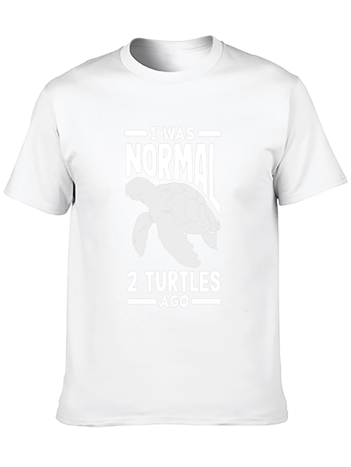 Funny Turtle T-Shirt - I Was Normal 2 Turtles Ago Tee