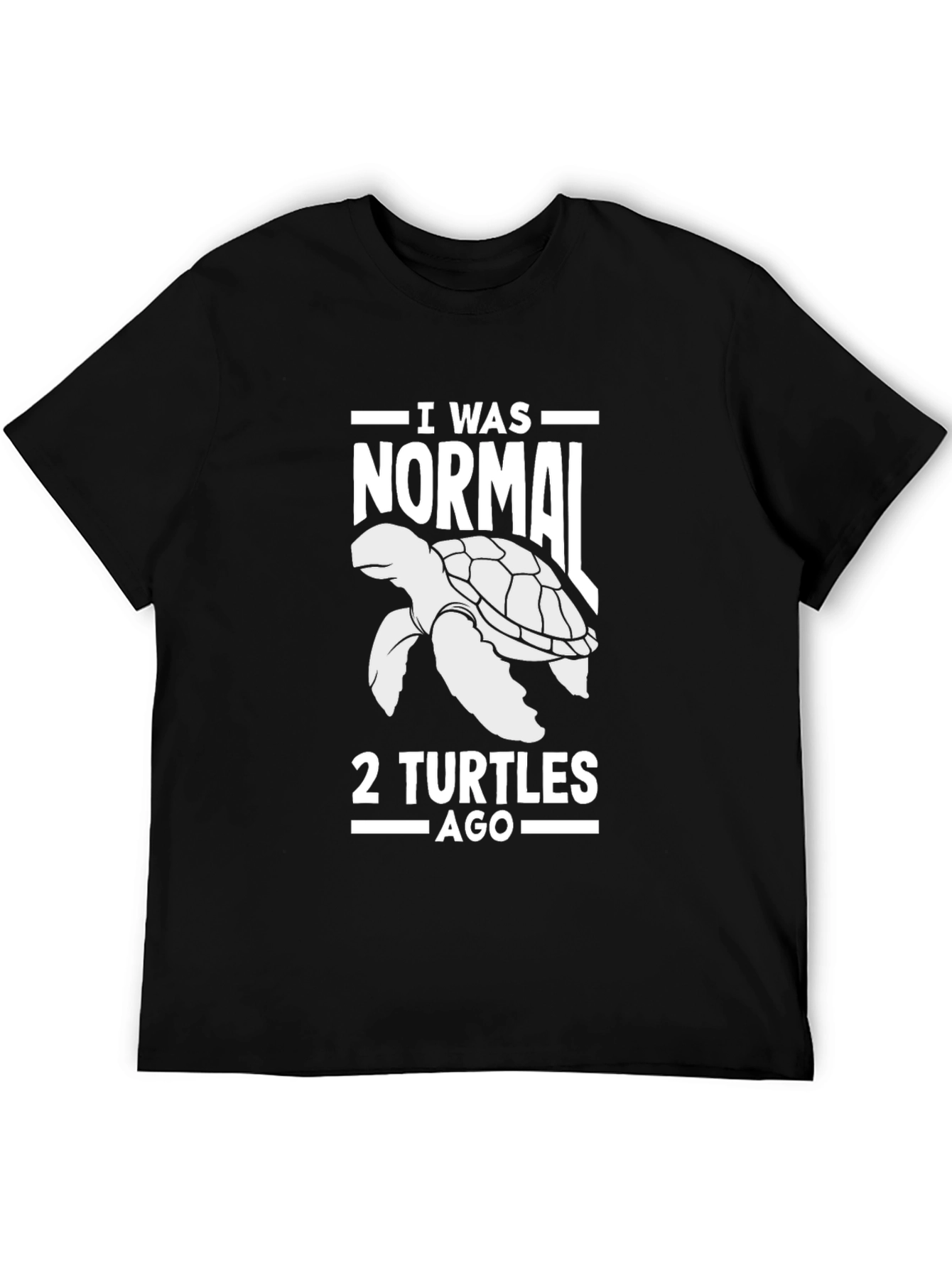 Funny Turtle T-Shirt - I Was Normal 2 Turtles Ago Tee