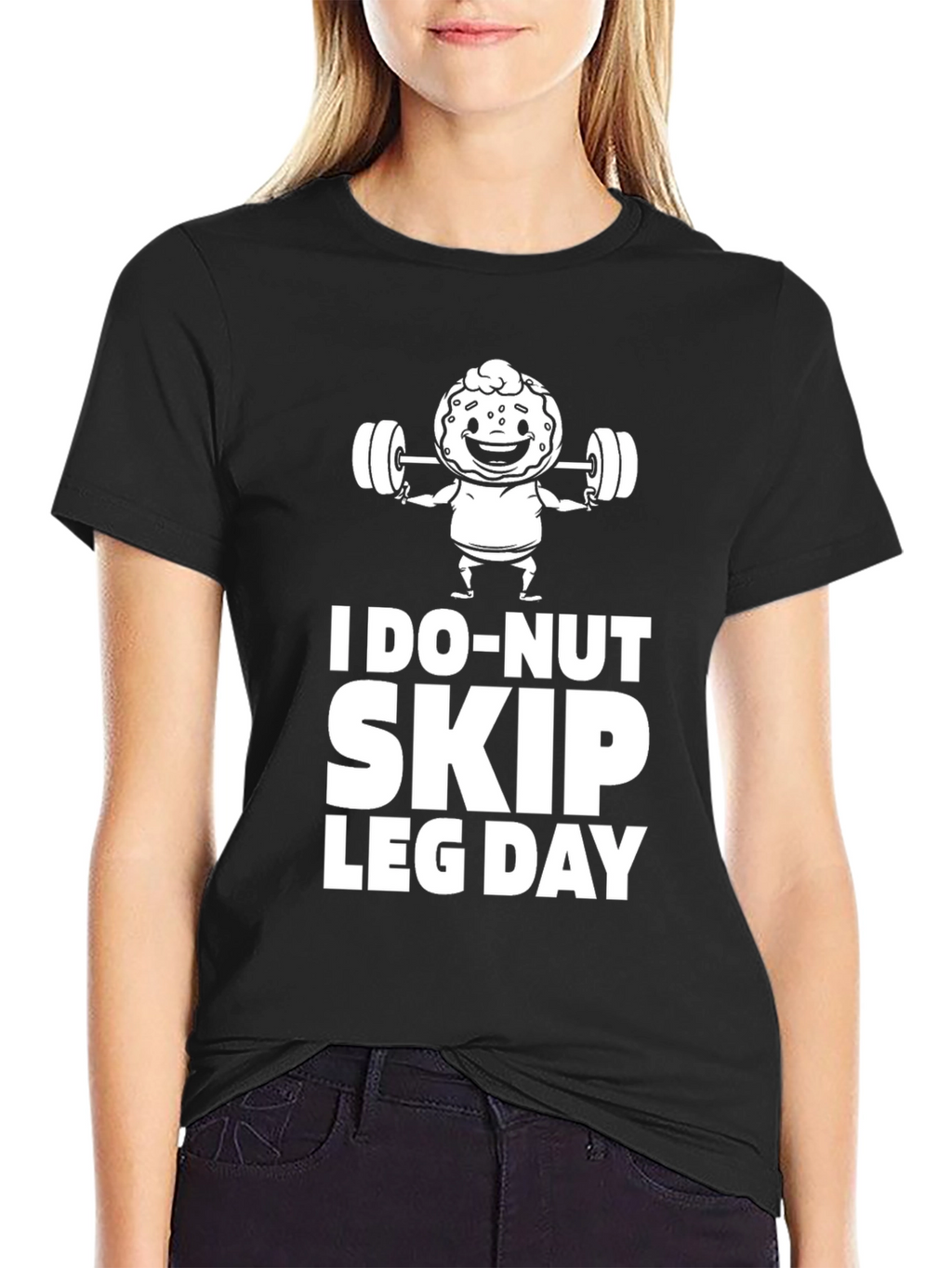 I Do-Nut Skip Leg Day Graphic T-Shirt