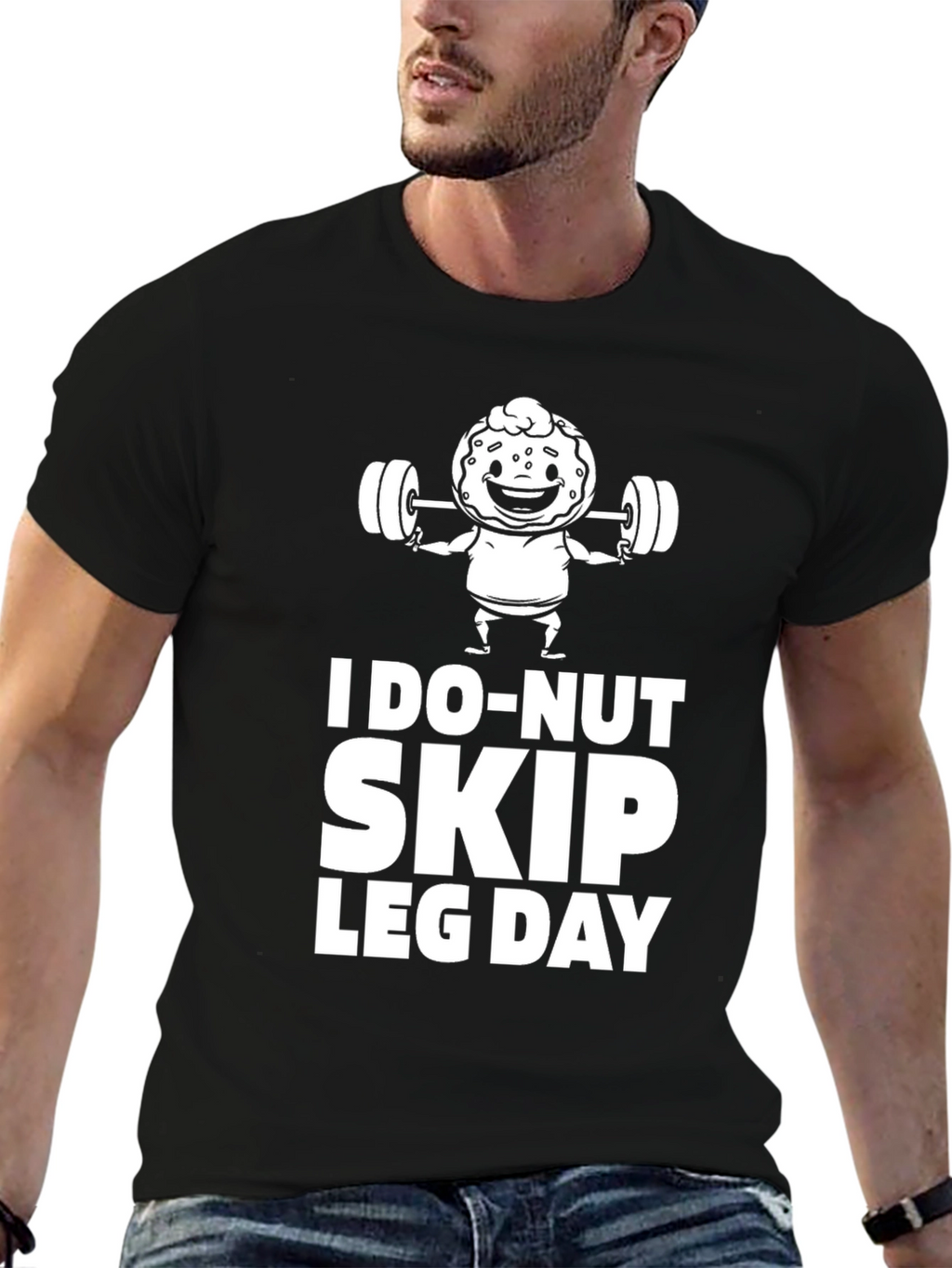 I Do-Nut Skip Leg Day Graphic T-Shirt