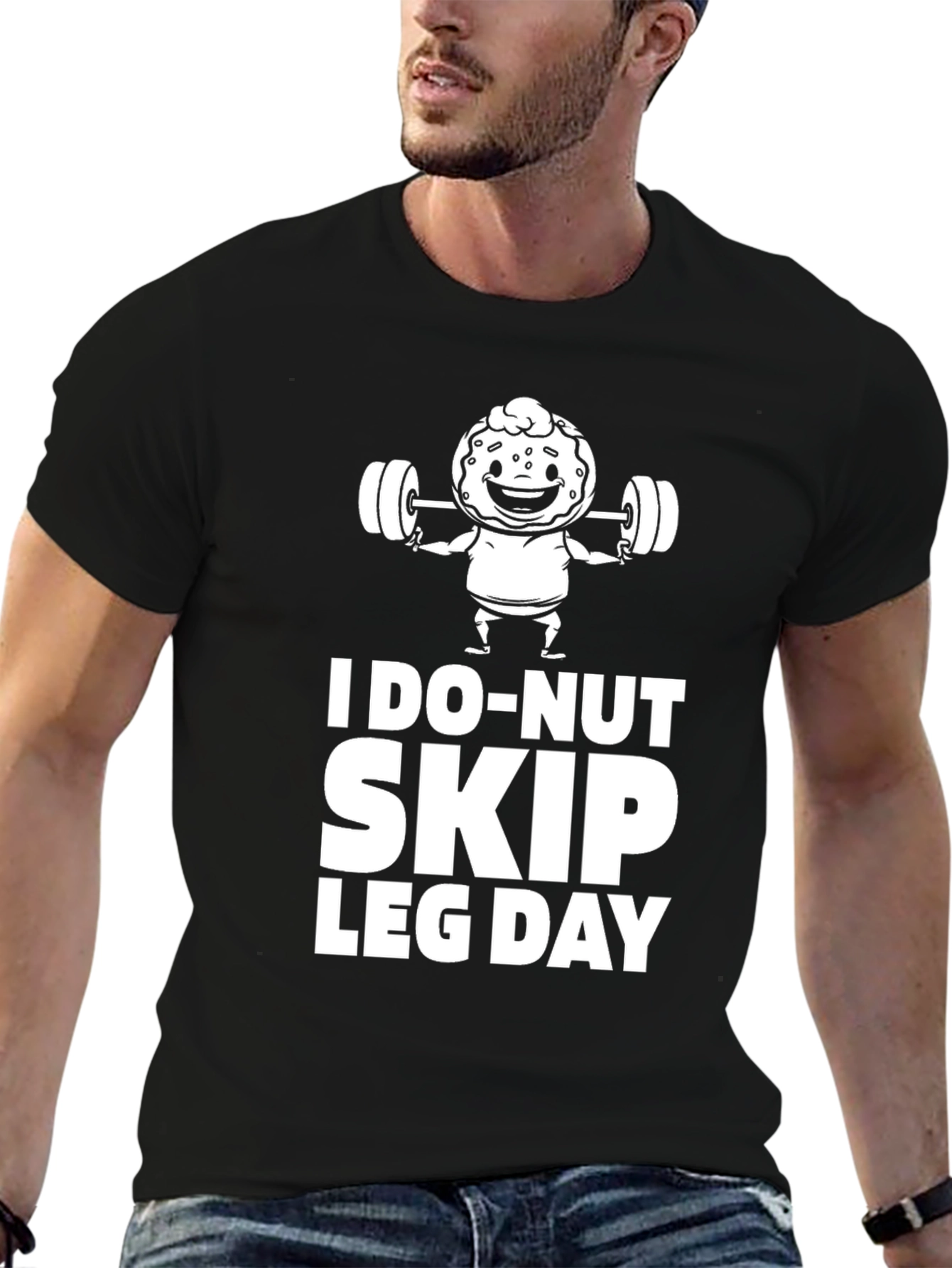 I Do-Nut Skip Leg Day Graphic T-Shirt
