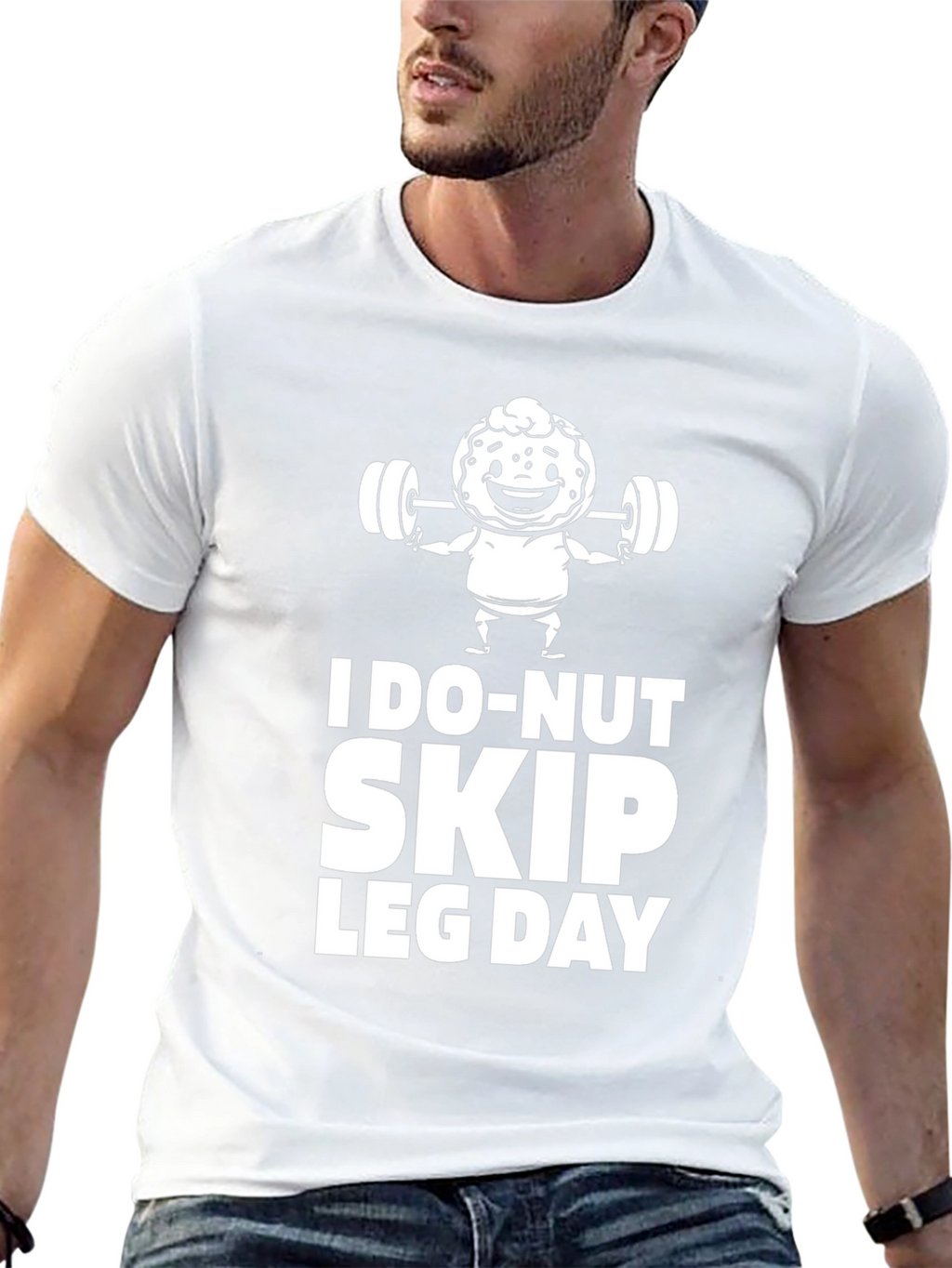 I Do-Nut Skip Leg Day Graphic T-Shirt