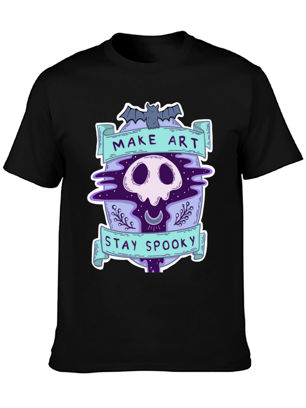 Make Art Stay Spooky Graphic Tee