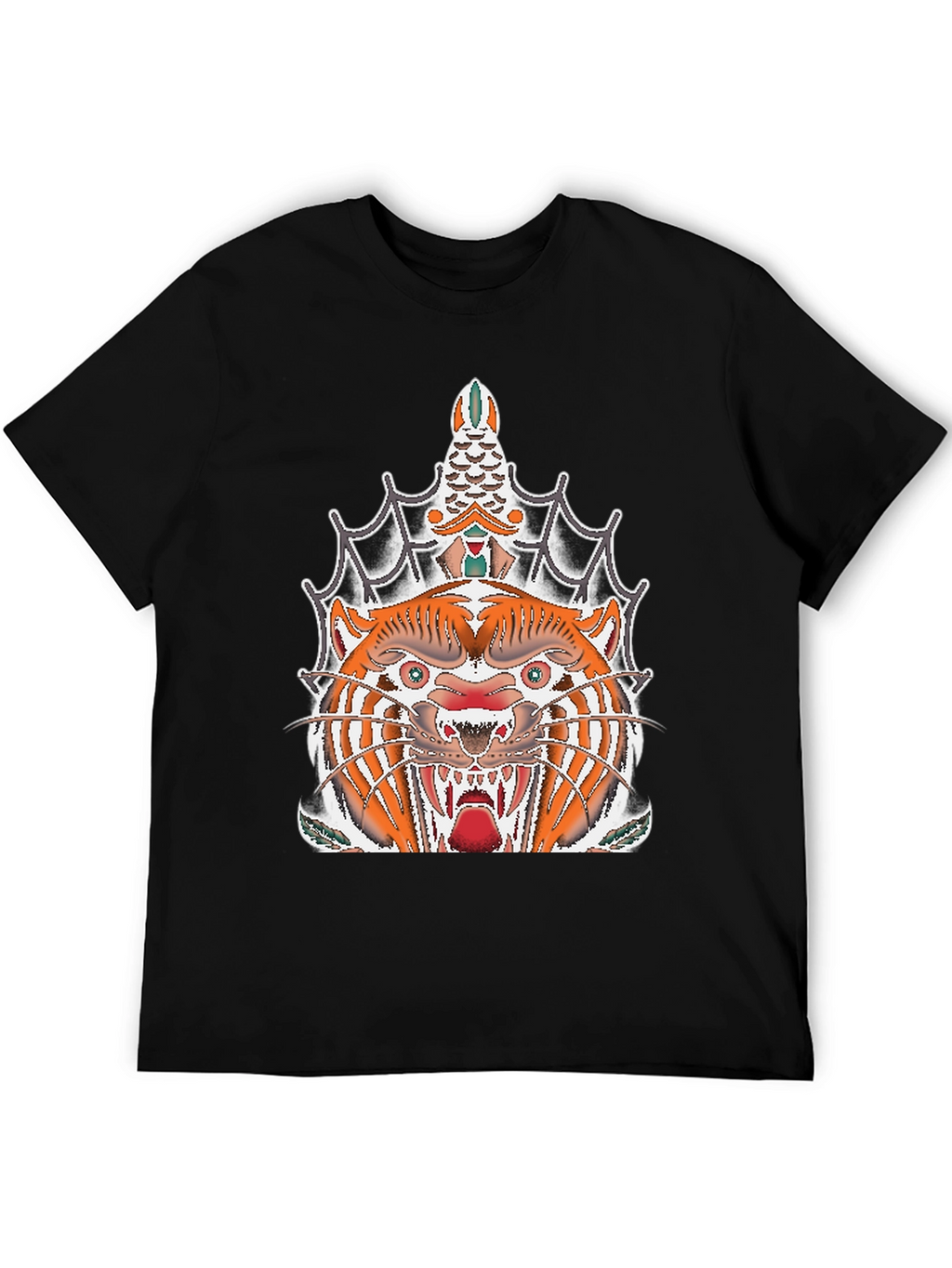 Tiger Tattoo Graphic Tee