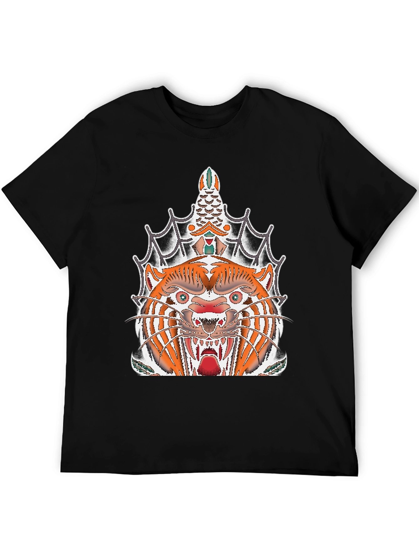 Tiger Tattoo Graphic Tee