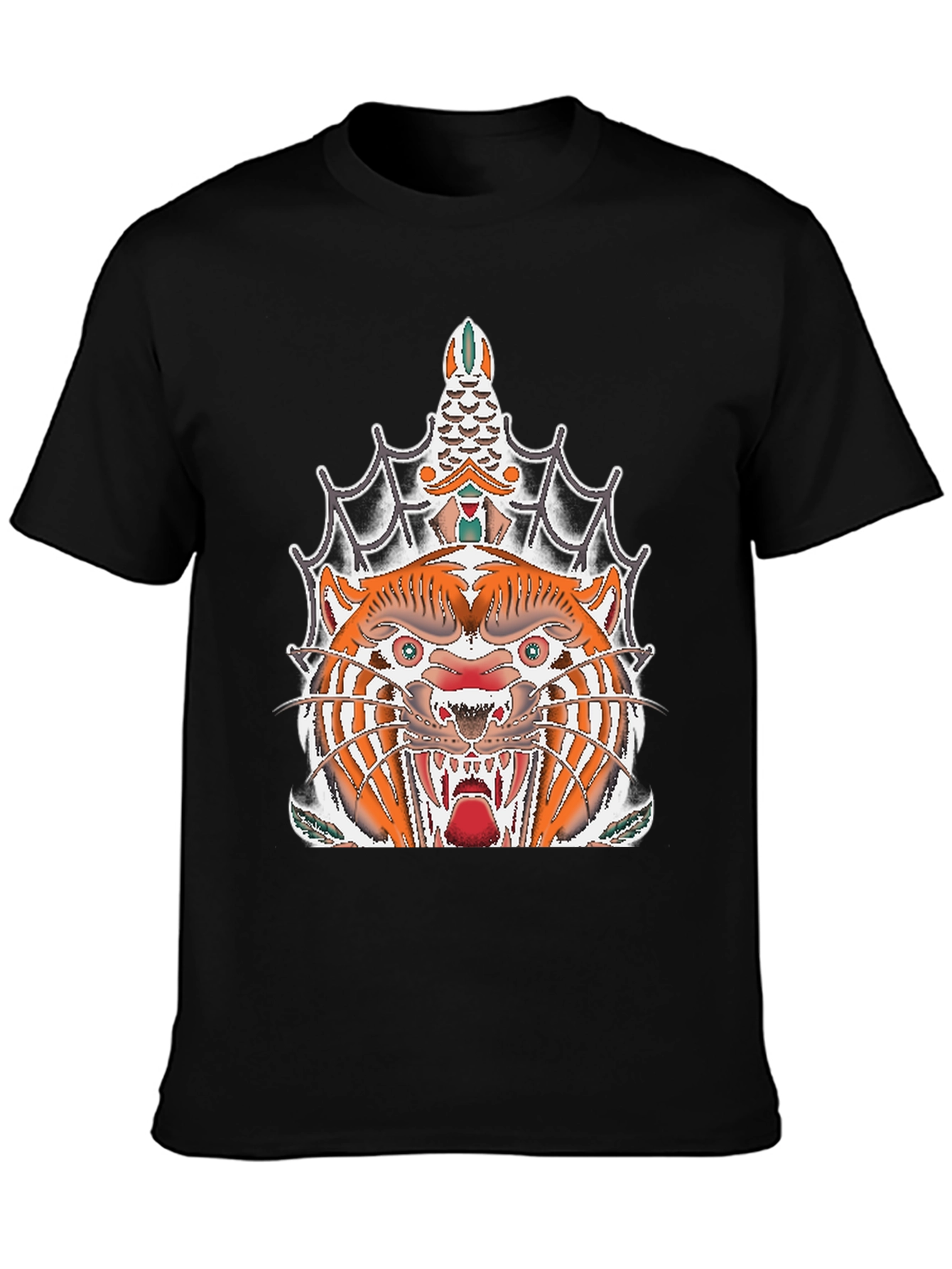 Tiger Tattoo Graphic Tee