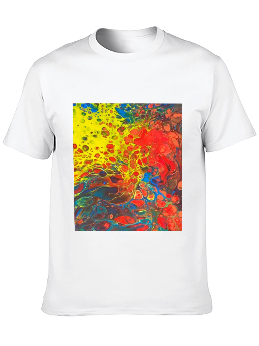 Abstract Art Graphic Tee - Bold & Vibrant Style