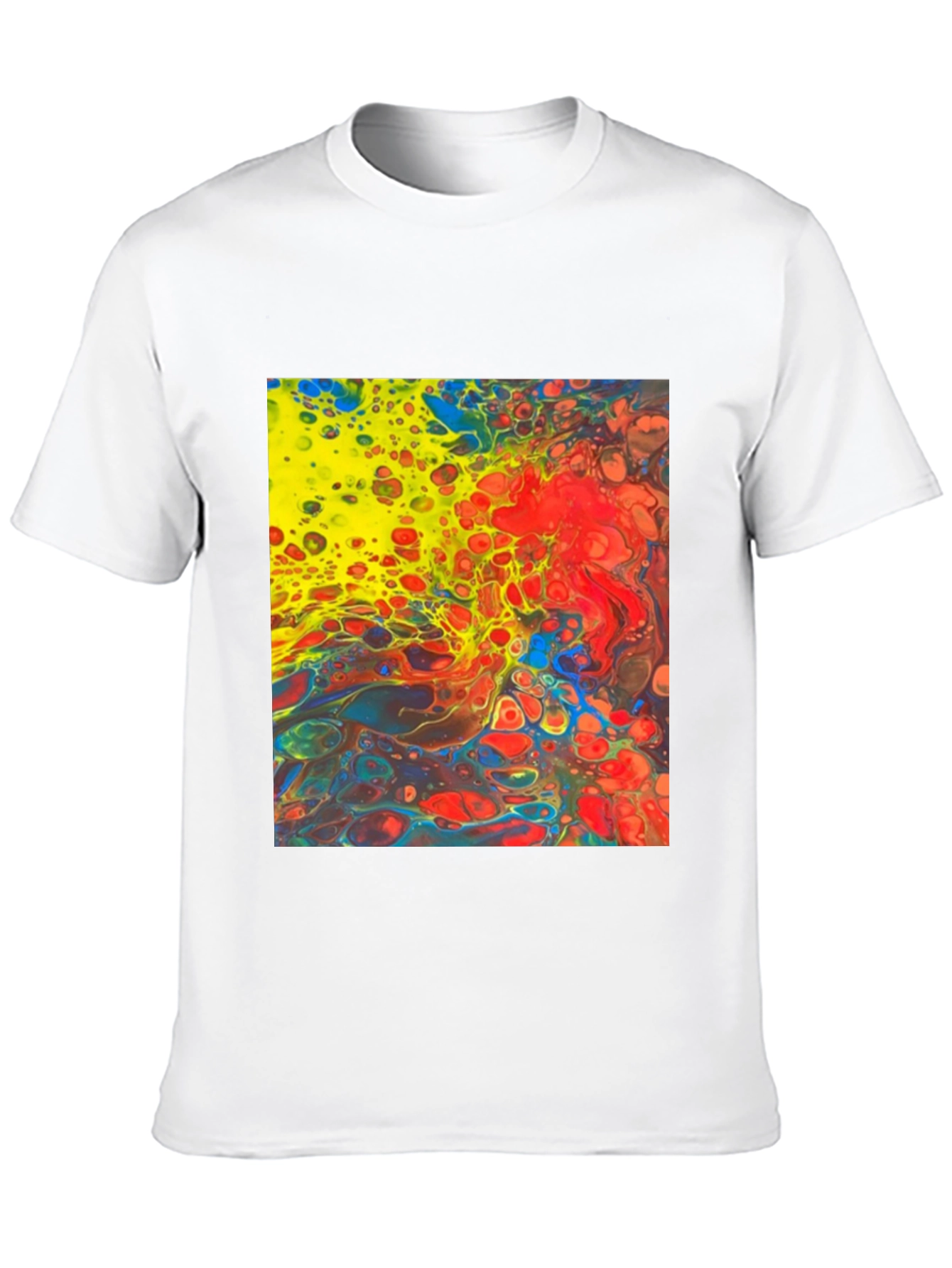 Abstract Art Graphic Tee - Bold & Vibrant Style