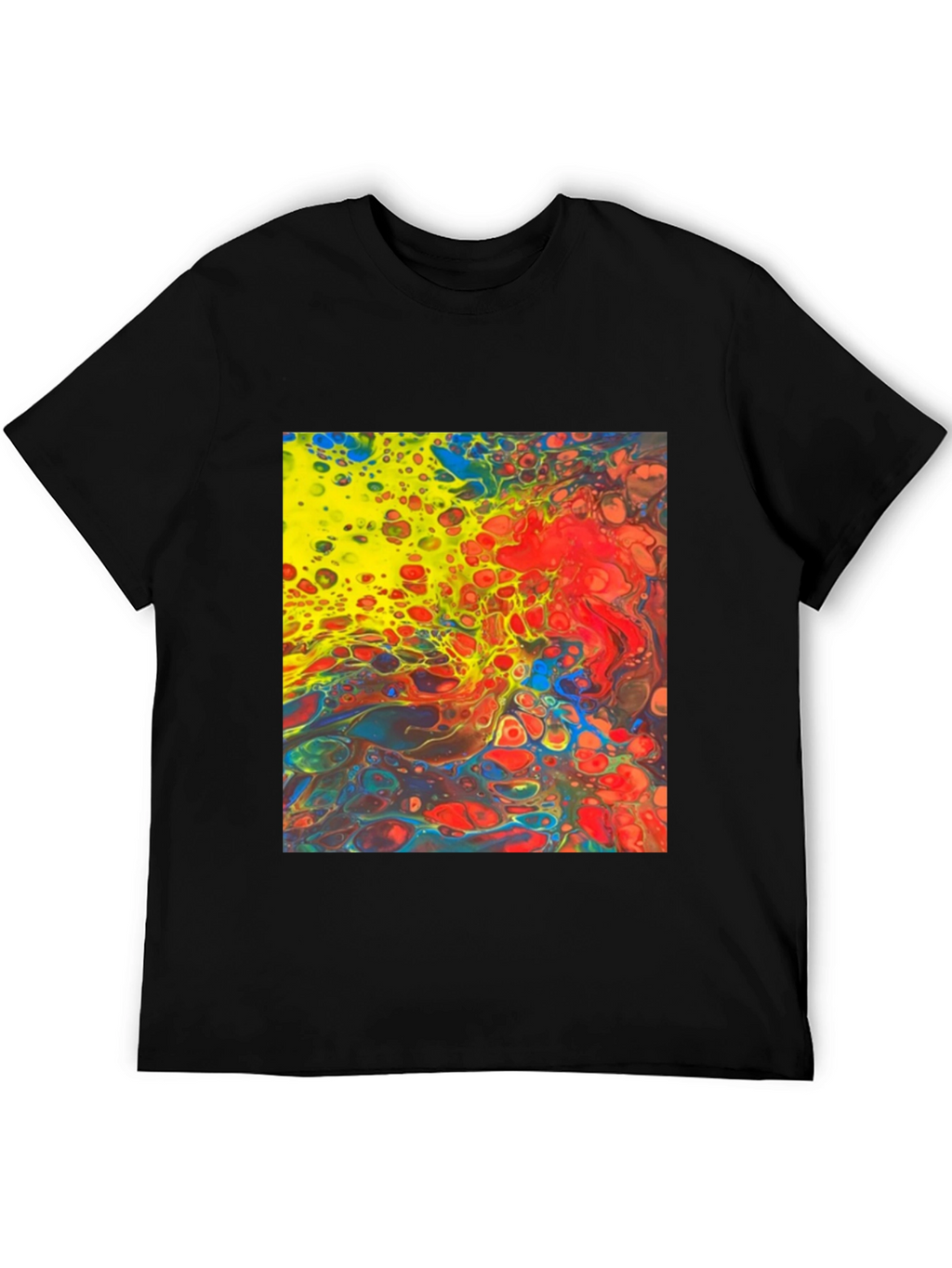 Abstract Art Graphic Tee - Bold & Vibrant Style