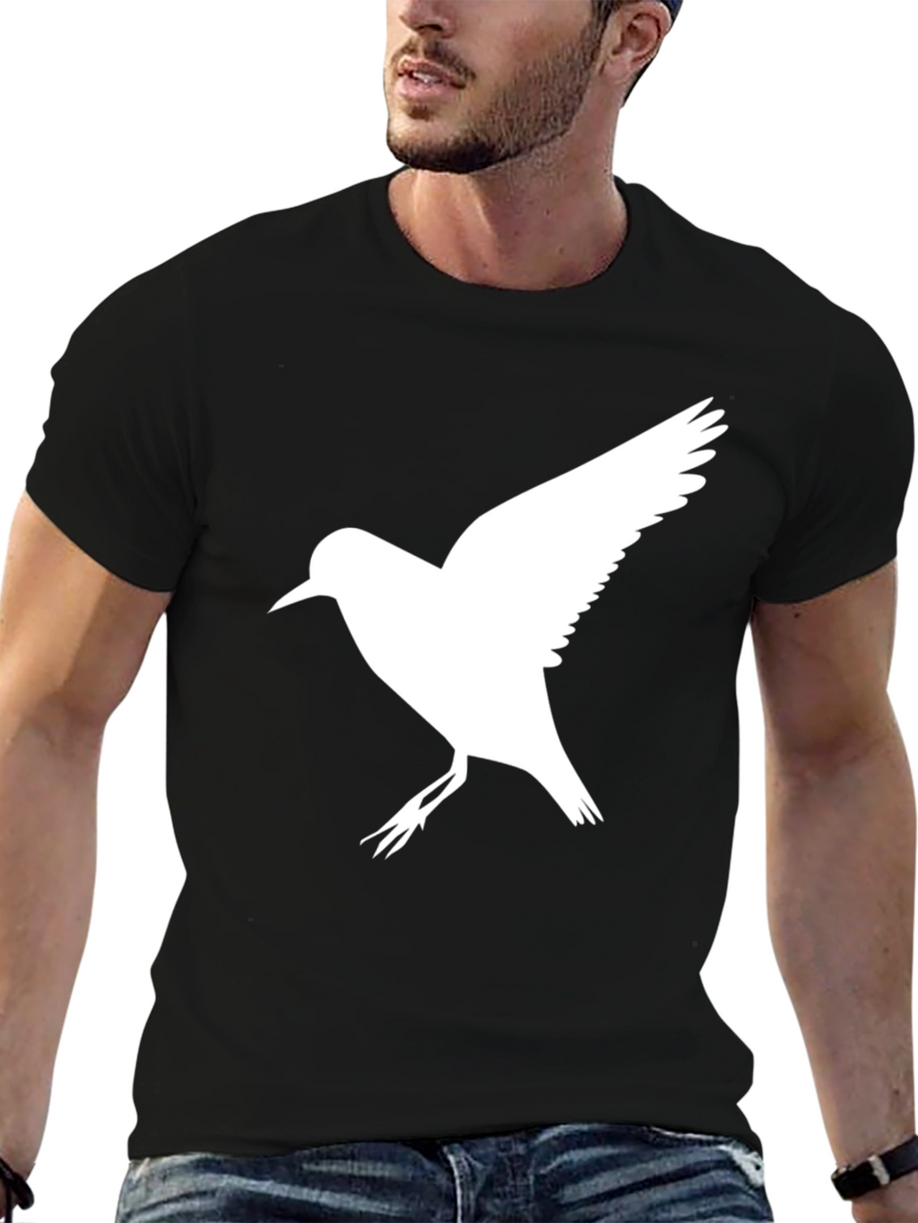 Black Bird Graphic Tee