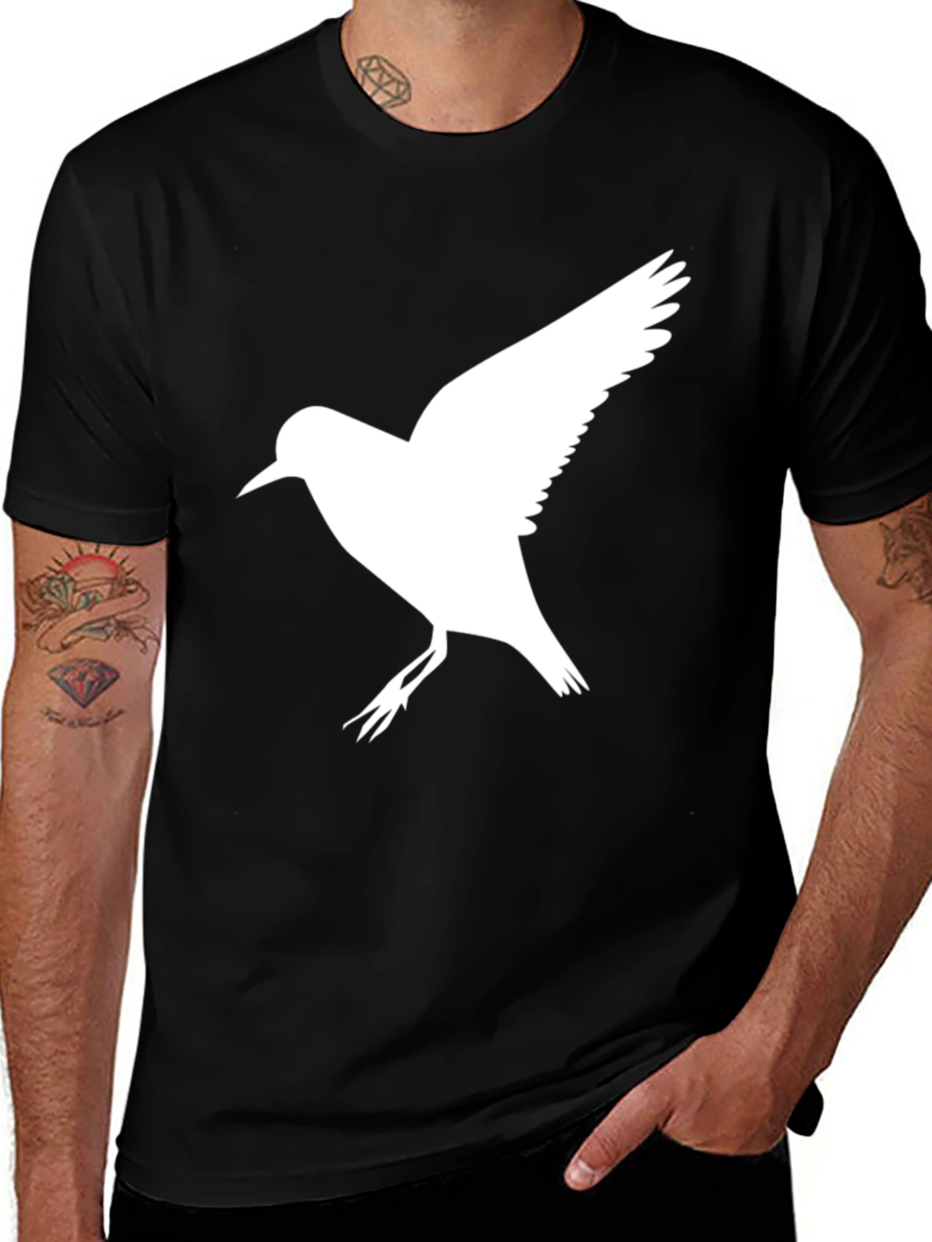 Black Bird Graphic Tee