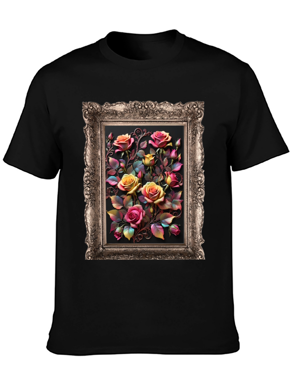 Framed Roses Graphic Tee