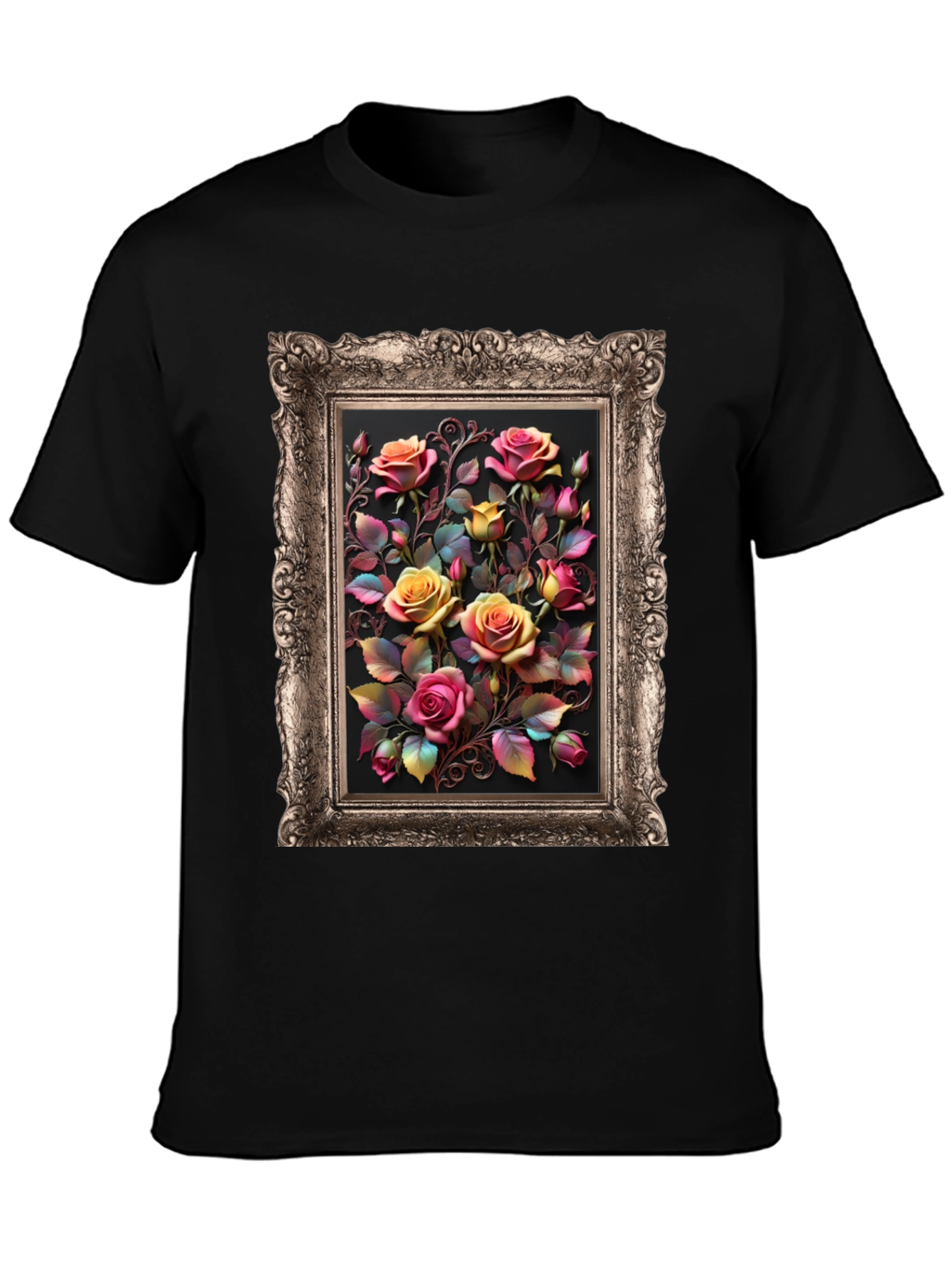 Framed Roses Graphic Tee