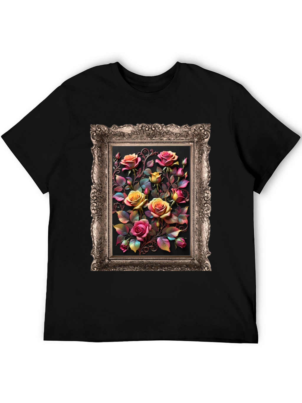 Framed Roses Graphic Tee