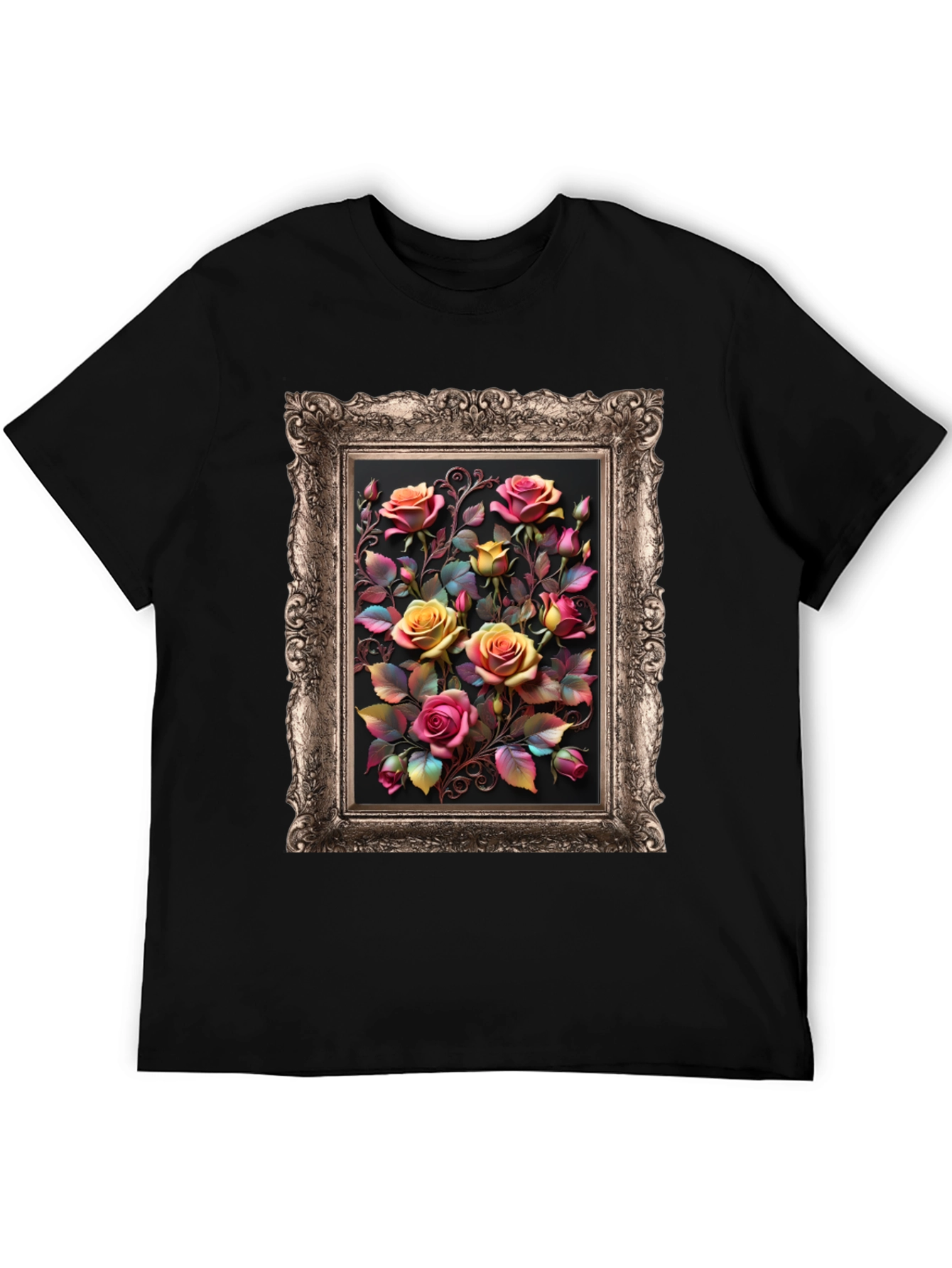 Framed Roses Graphic Tee