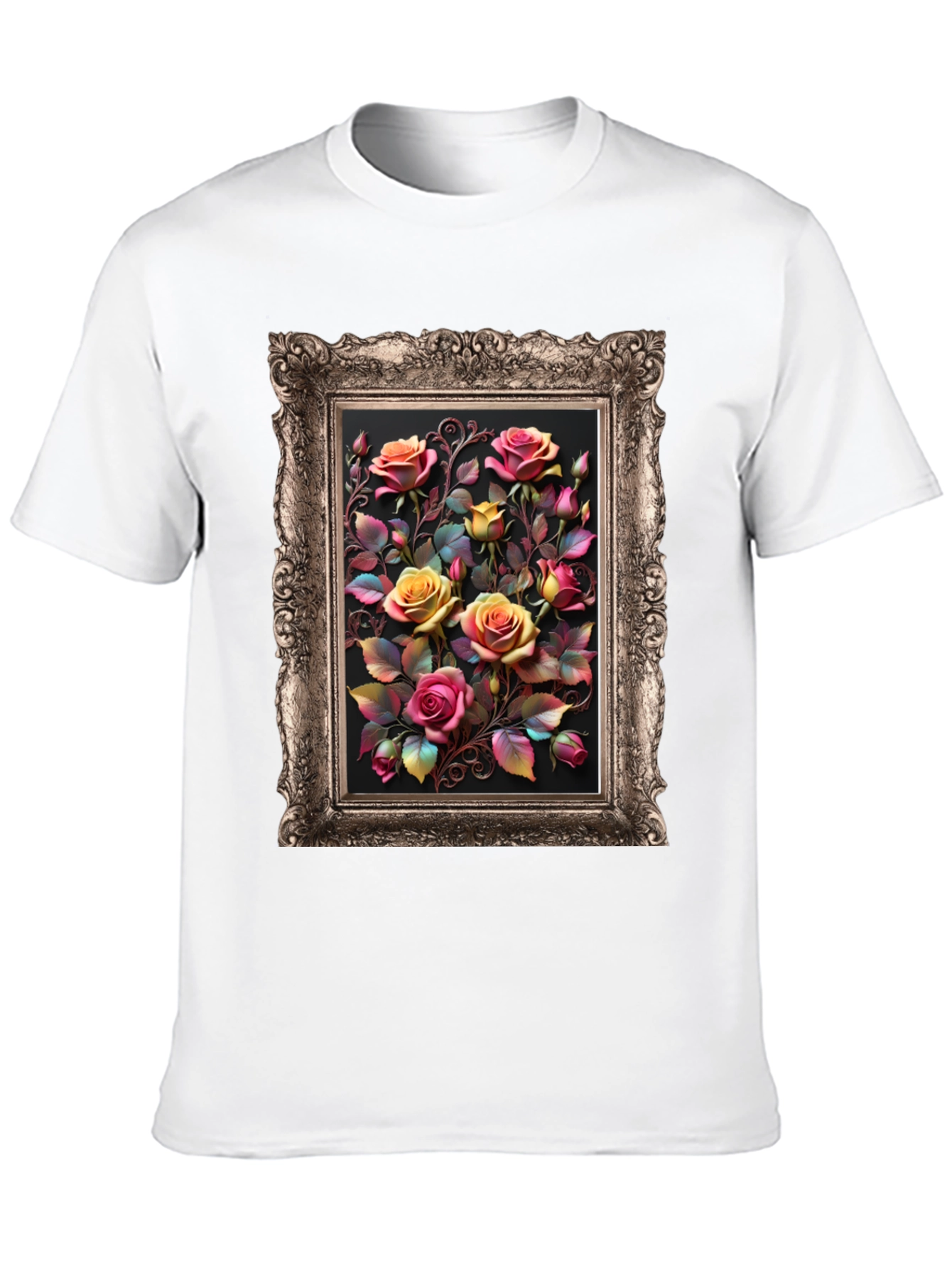 Framed Roses Graphic Tee