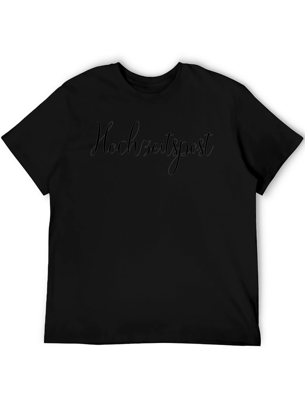 Hochzeitspost Black Tee - Wedding Post T-Shirt