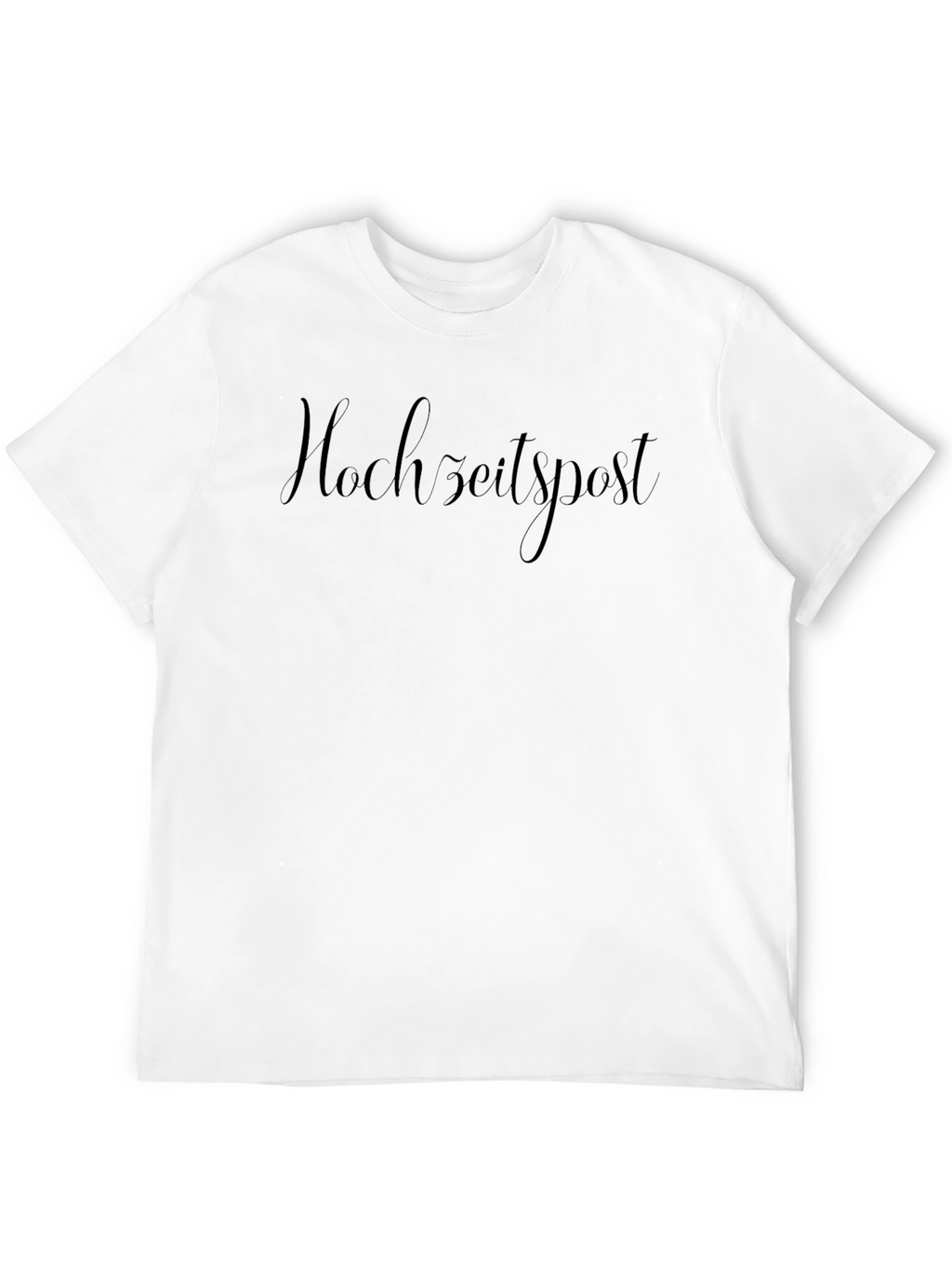 Hochzeitspost Black Tee - Wedding Post T-Shirt