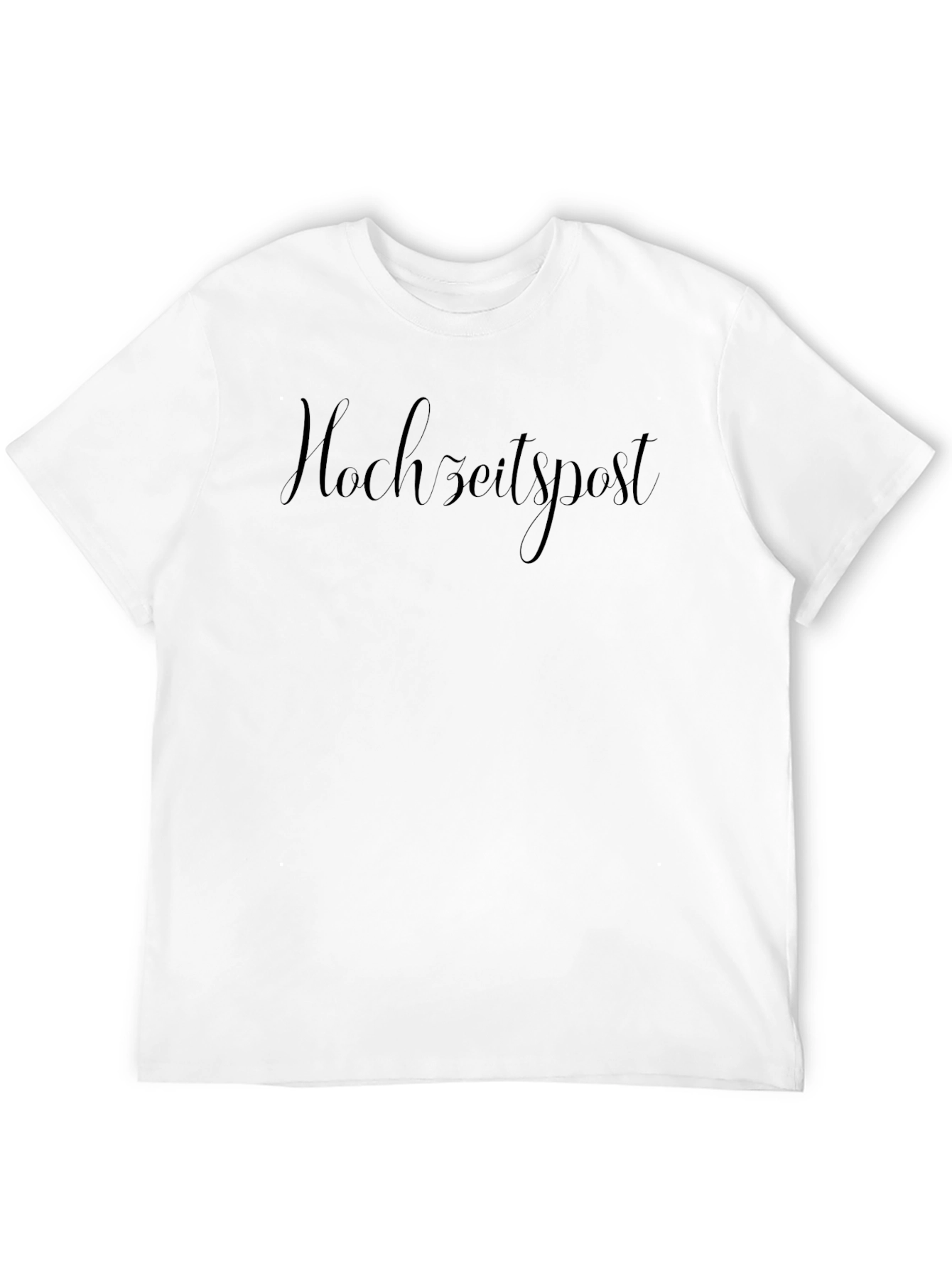 Hochzeitspost Black Tee - Wedding Post T-Shirt
