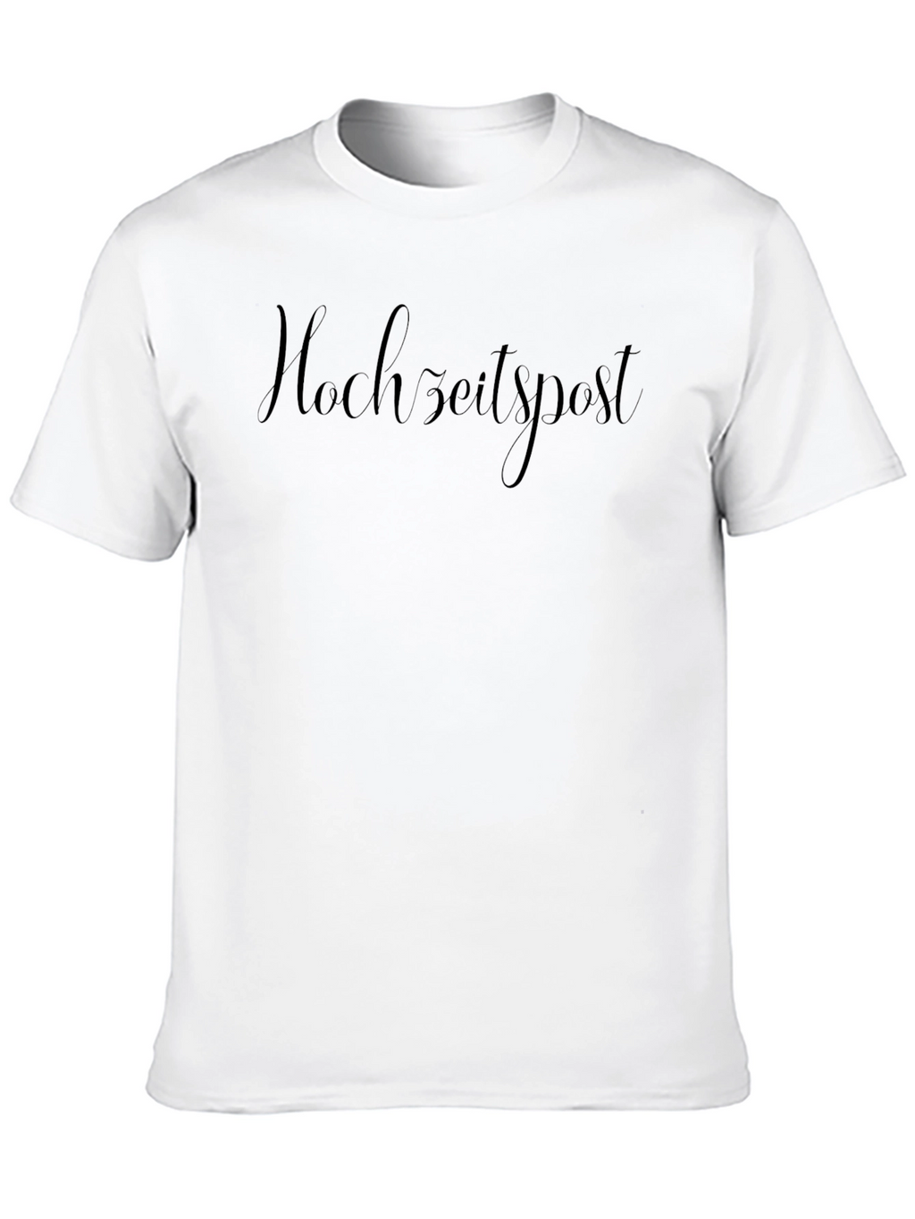 Hochzeitspost Black Tee - Wedding Post T-Shirt